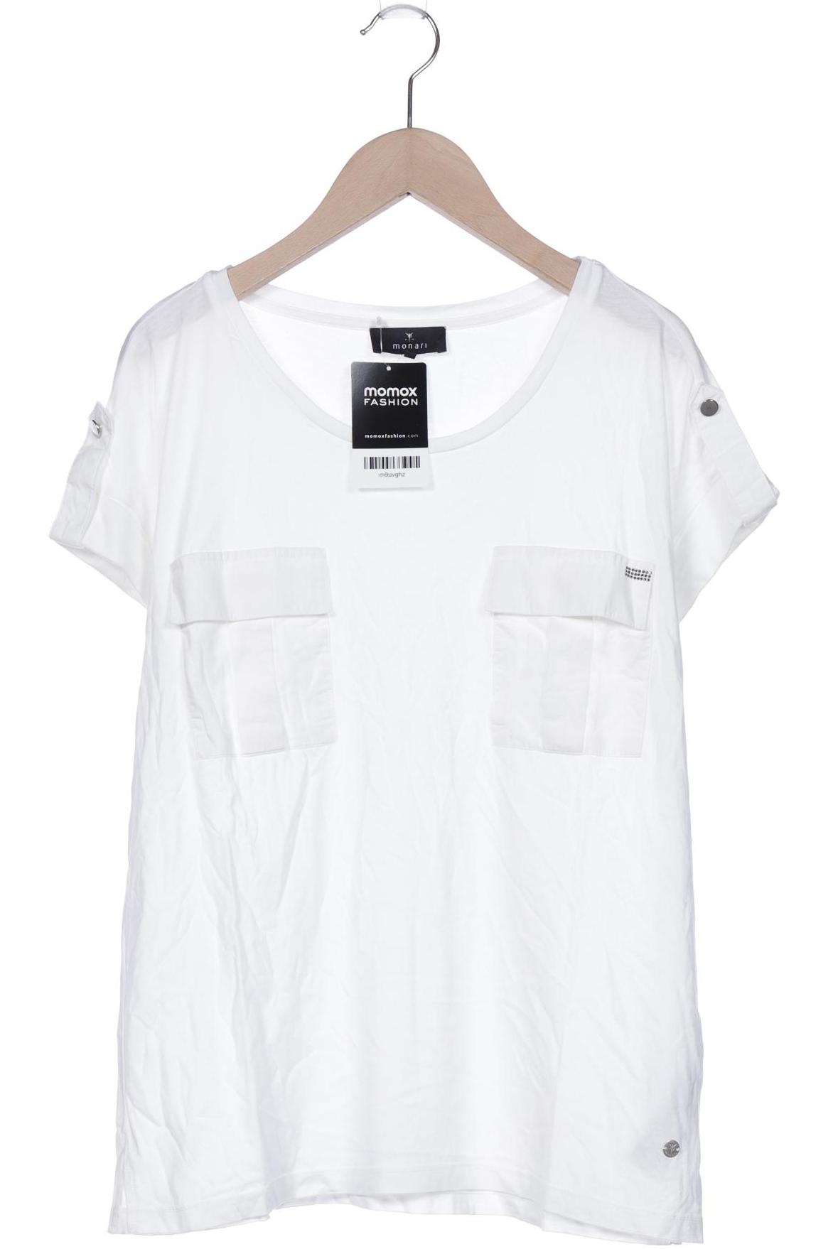 

monari Damen T-Shirt, weiß, Gr. 38