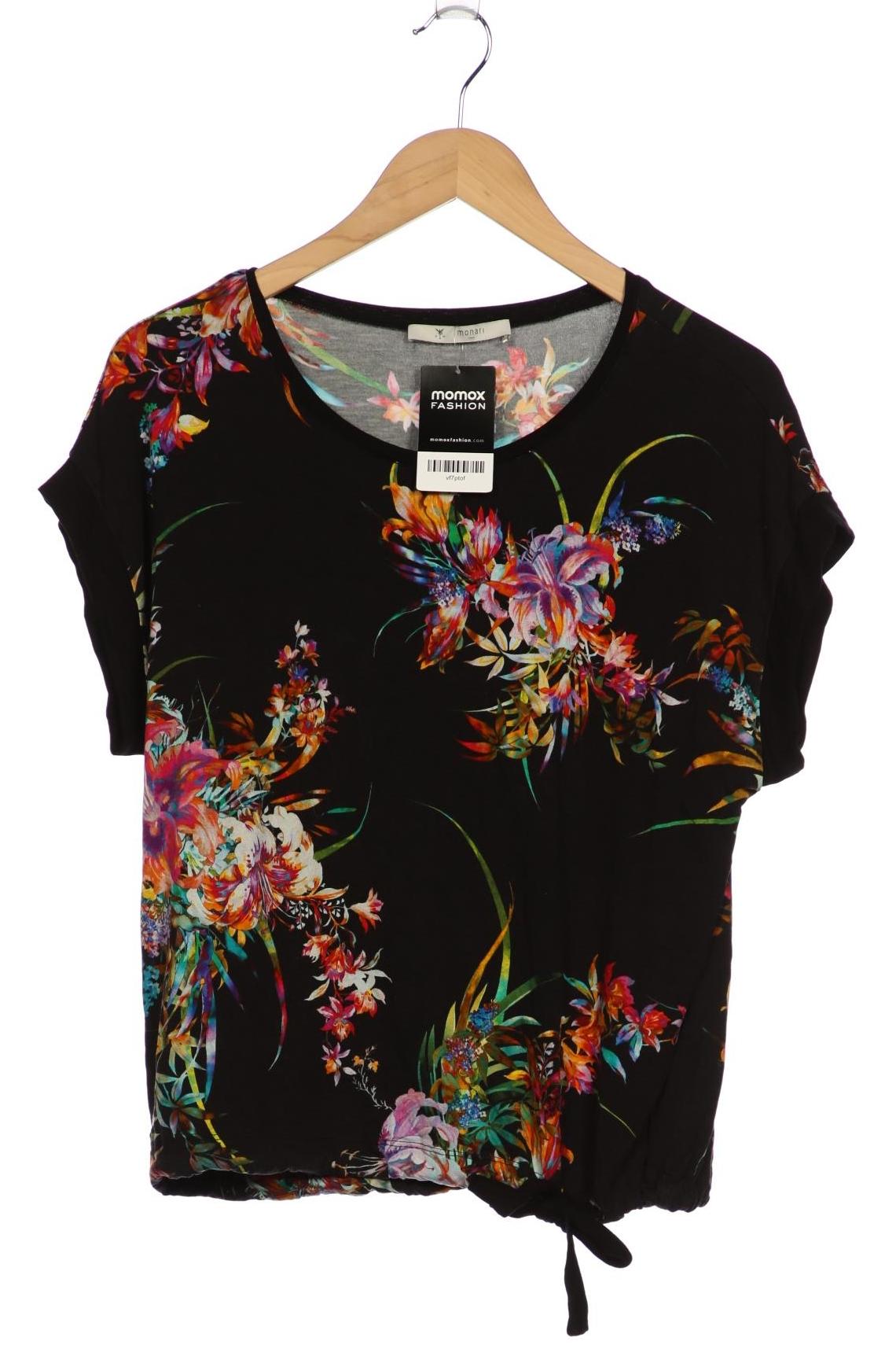

monari Damen T-Shirt, schwarz, Gr. 36