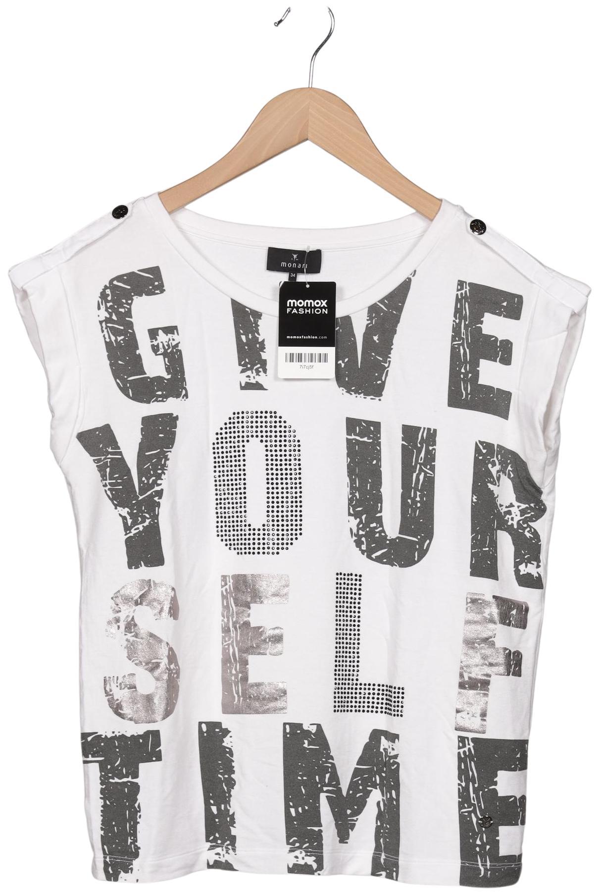 

monari Damen T-Shirt, weiß, Gr. 34