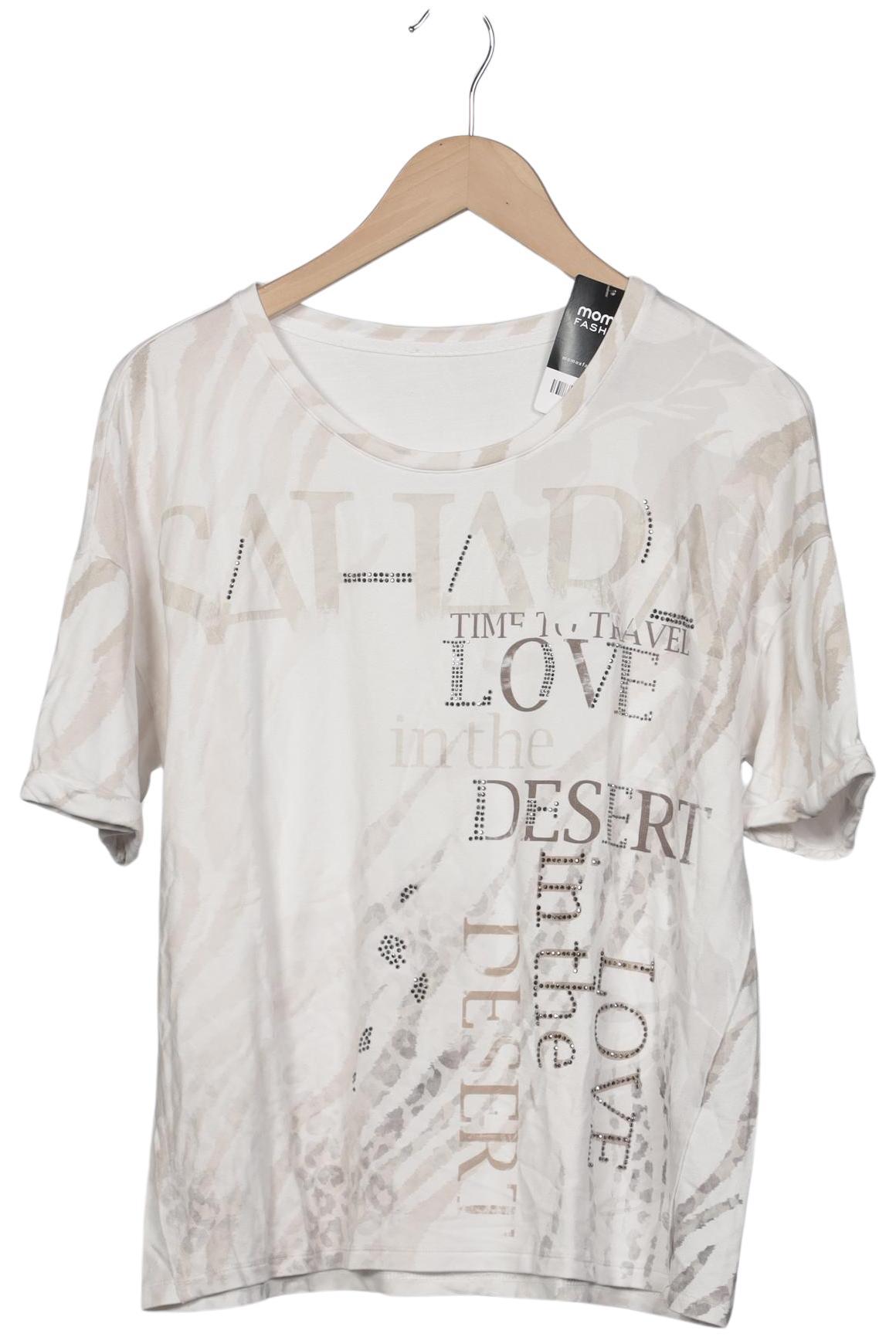 

monari Damen T-Shirt, cremeweiß, Gr. 40