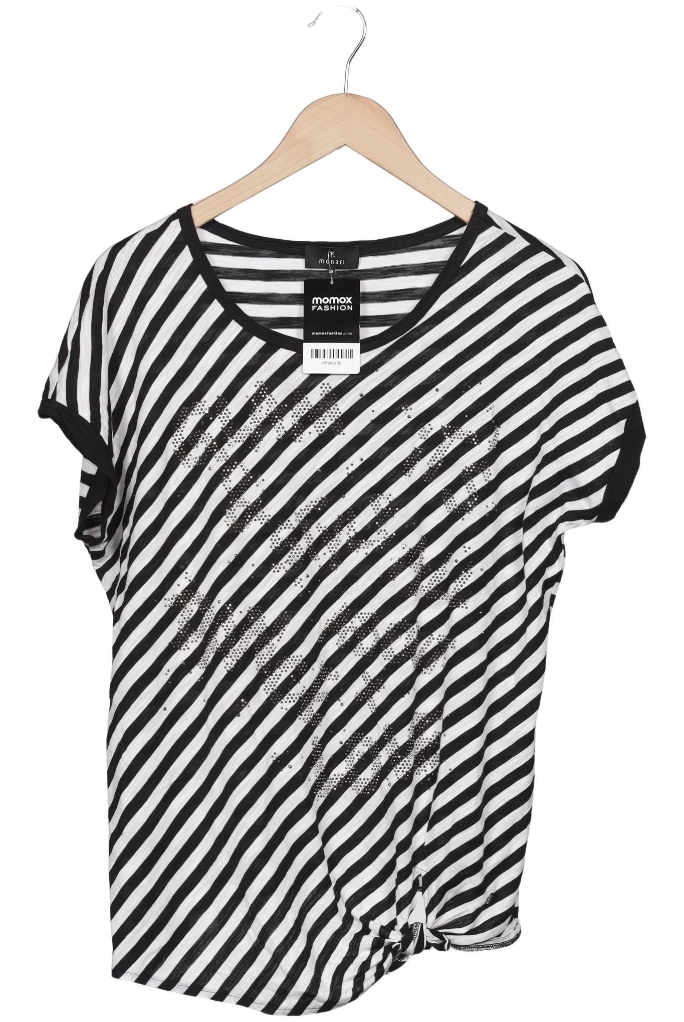 

monari Damen T-Shirt, schwarz, Gr. 38