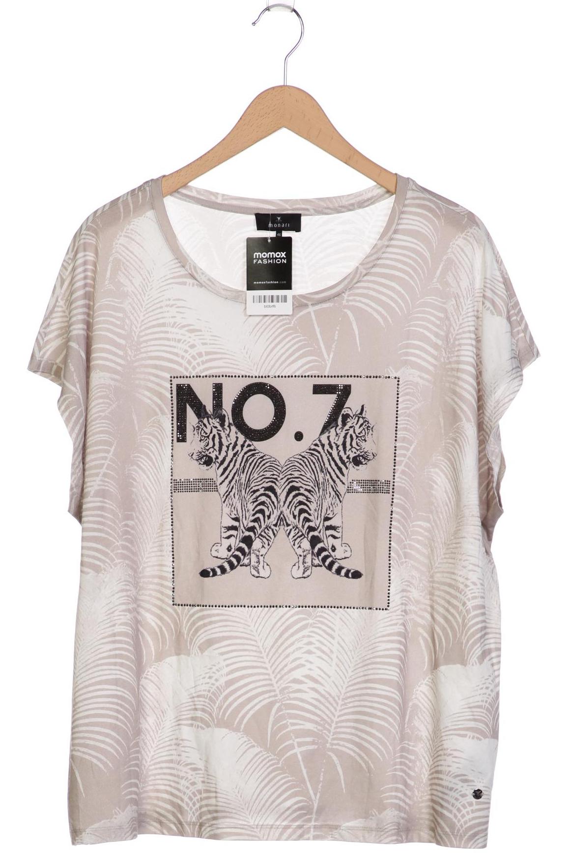 

monari Damen T-Shirt, beige, Gr. 46