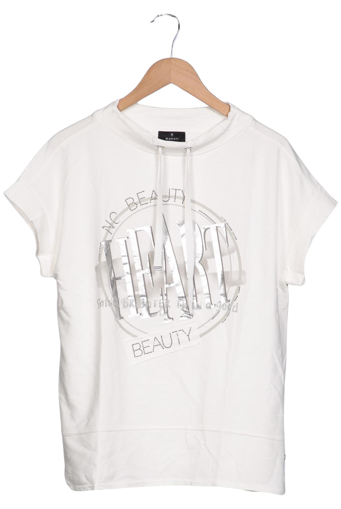 

monari Damen T-Shirt, weiß, Gr. 38