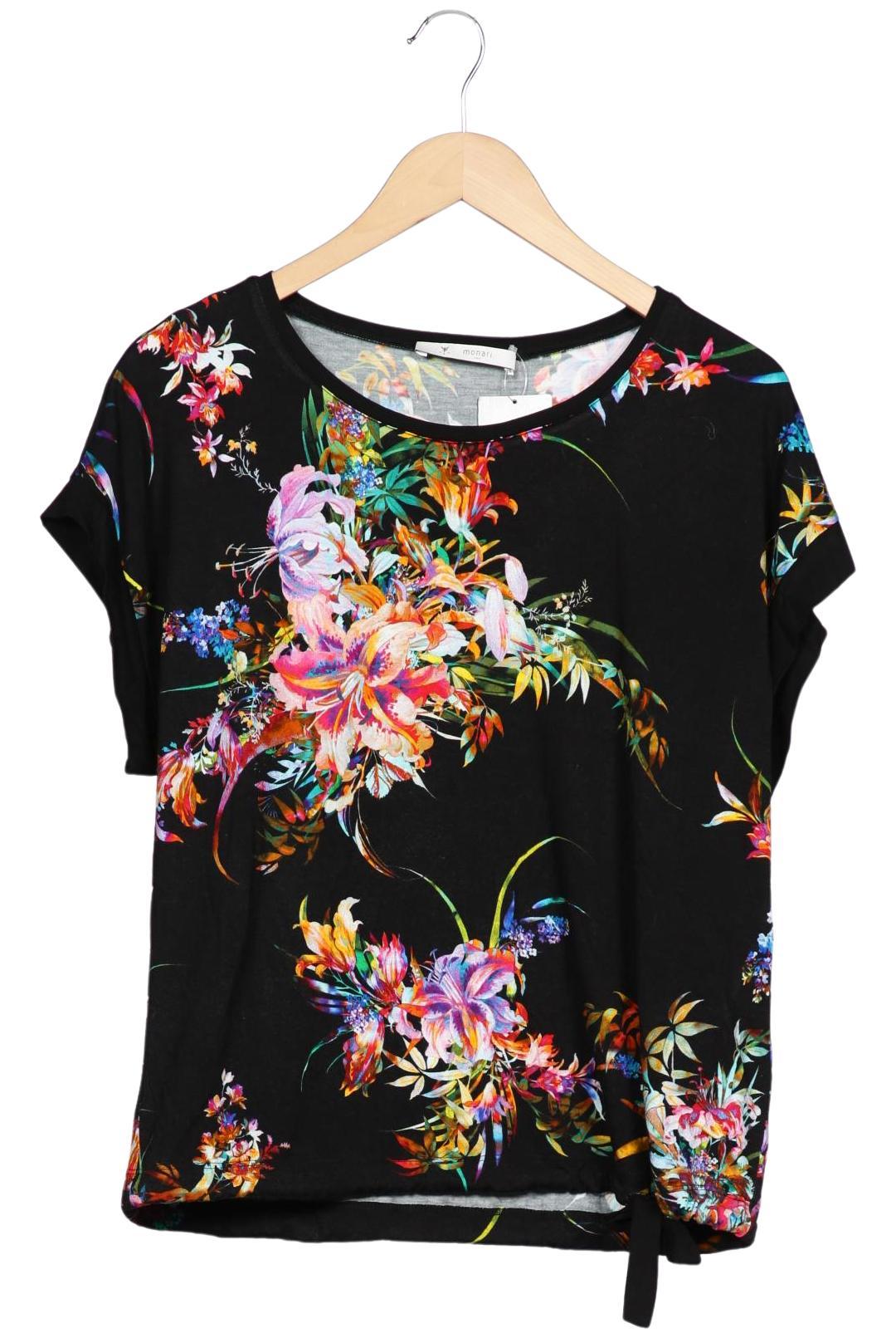 

monari Damen T-Shirt, schwarz, Gr. 38