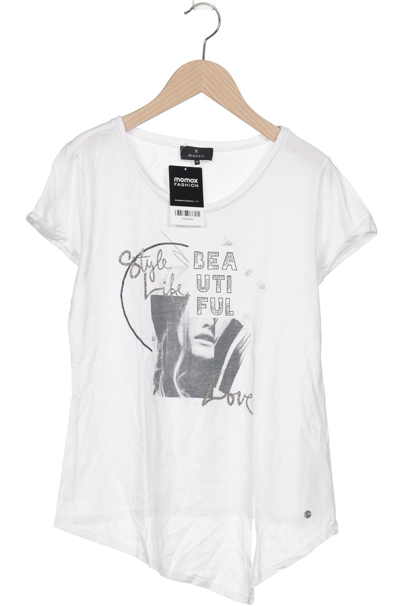 

monari Damen T-Shirt, weiß, Gr. 36