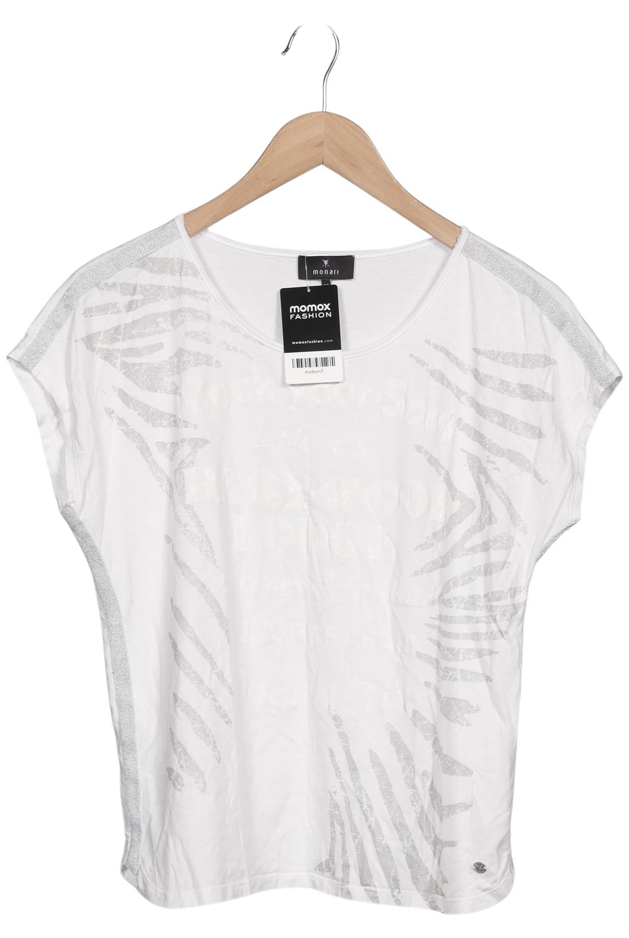 

monari Damen T-Shirt, weiß, Gr. 36
