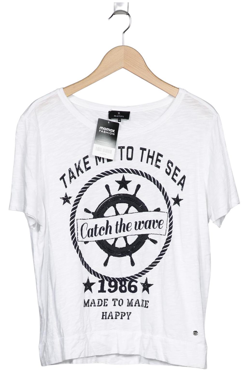 

monari Damen T-Shirt, weiß, Gr. 40