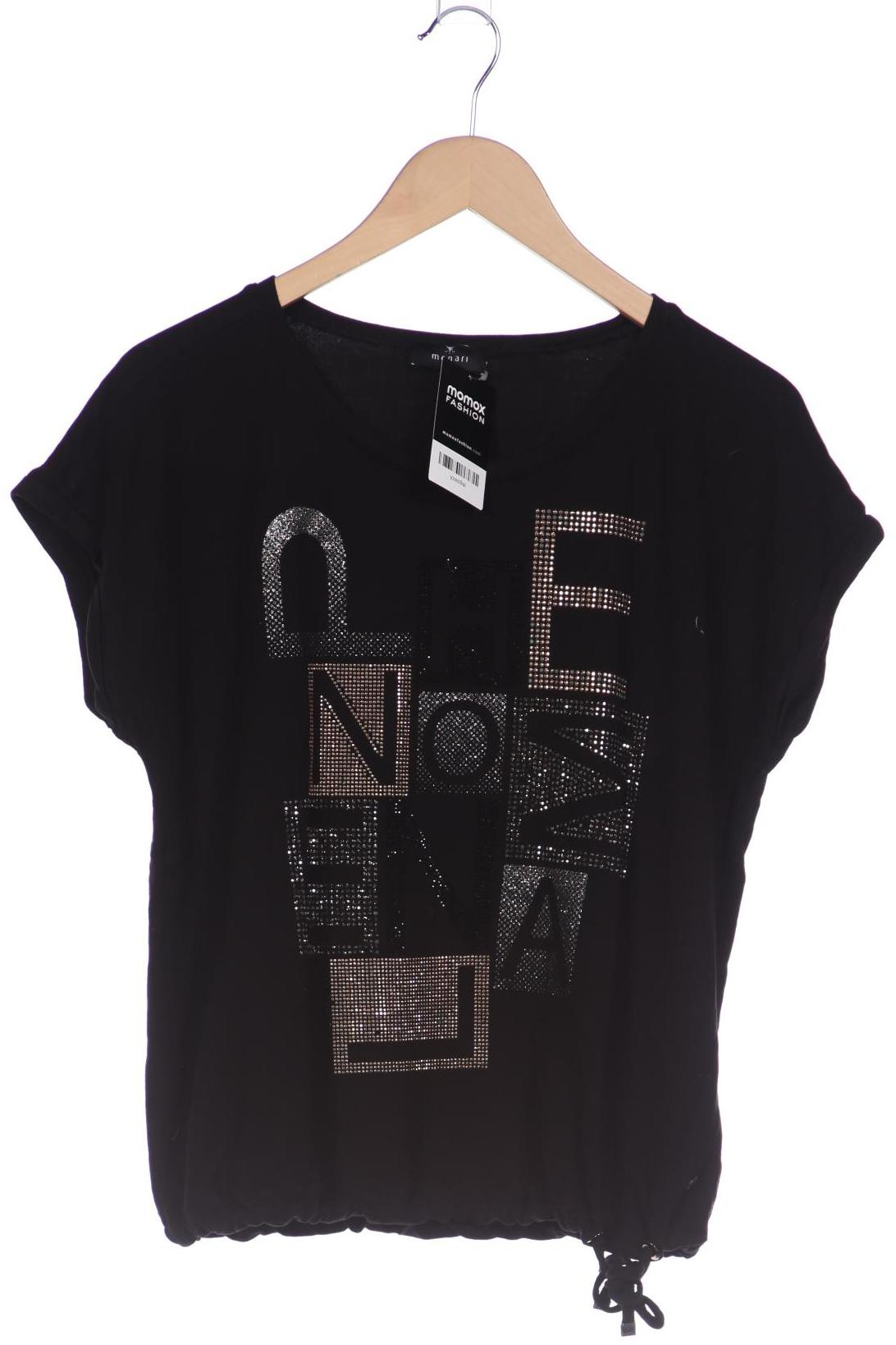 

monari Damen T-Shirt, schwarz