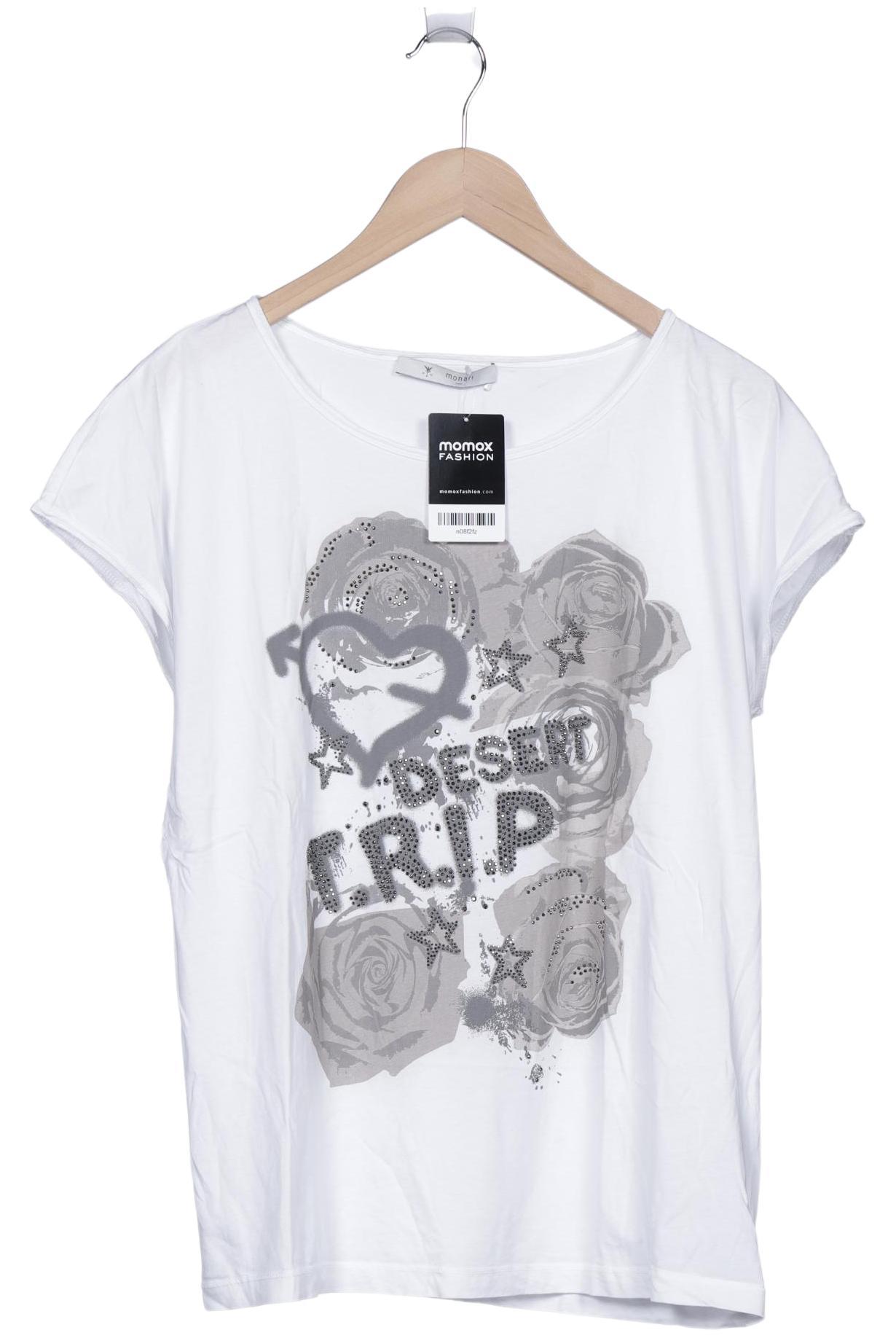 

monari Damen T-Shirt, weiß, Gr. 40