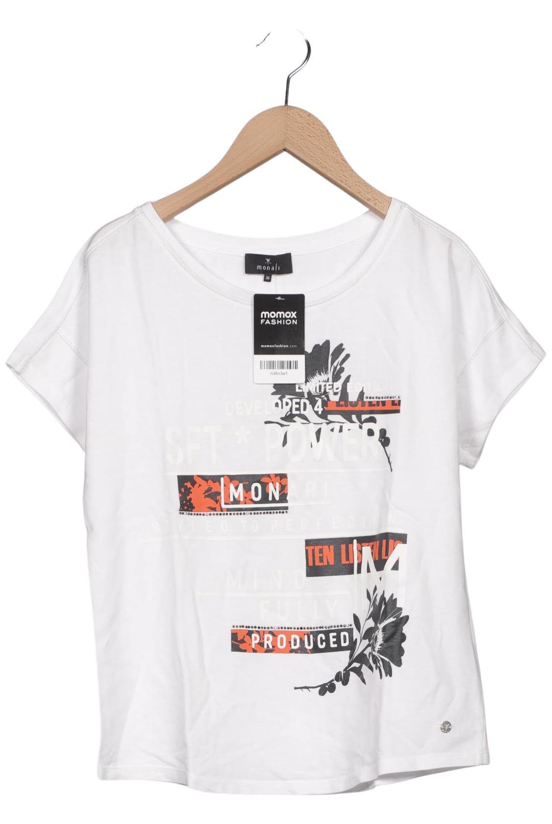

monari Damen T-Shirt, weiß, Gr. 36