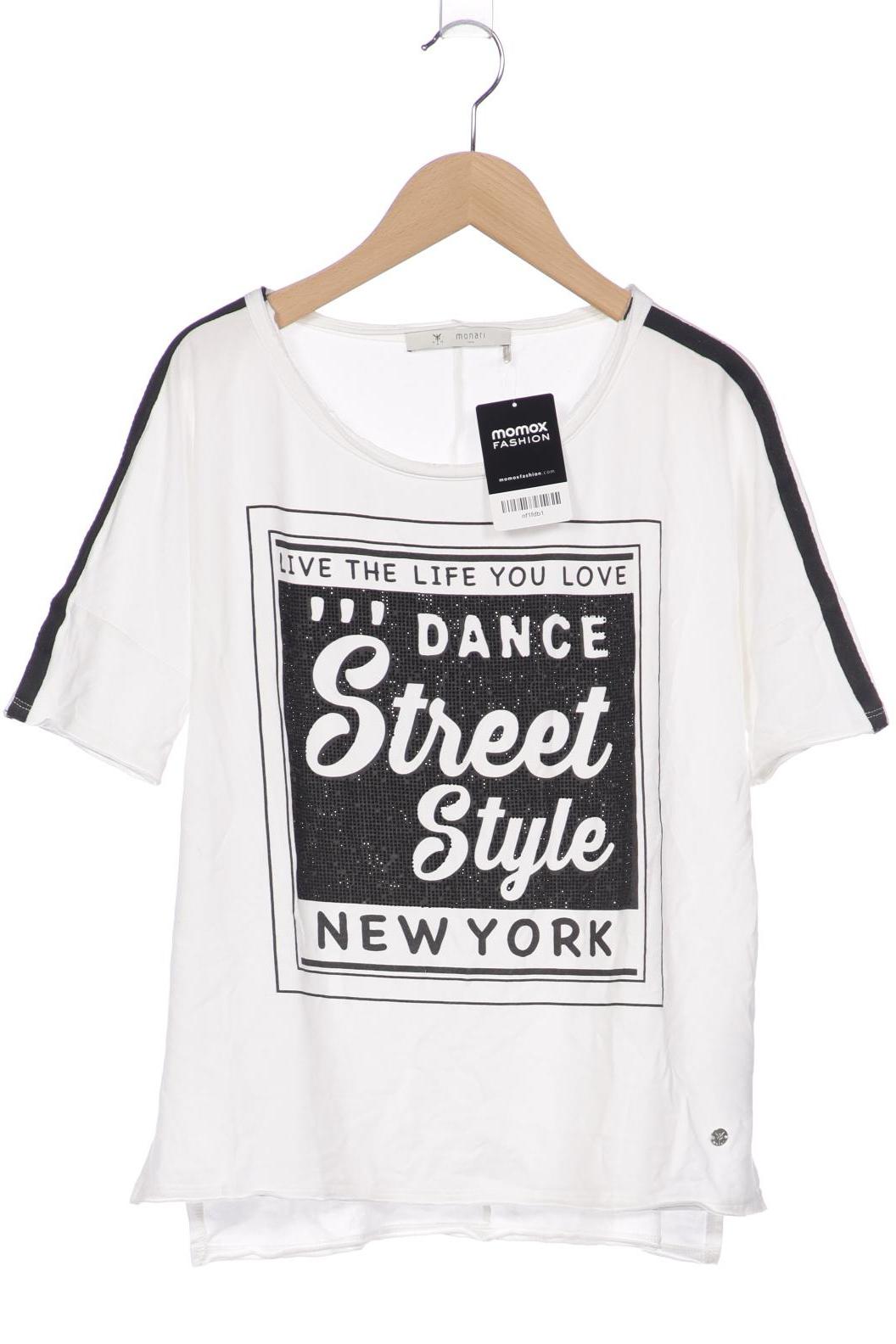 

monari Damen T-Shirt, weiß, Gr. 36