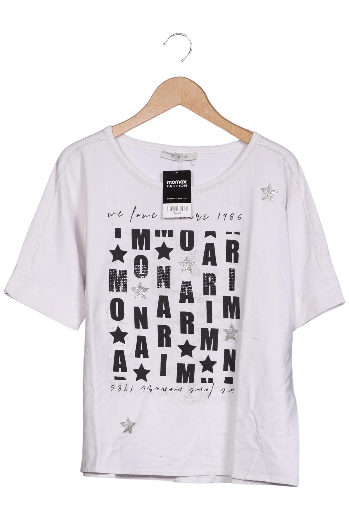 

monari Damen T-Shirt, weiß, Gr. 46