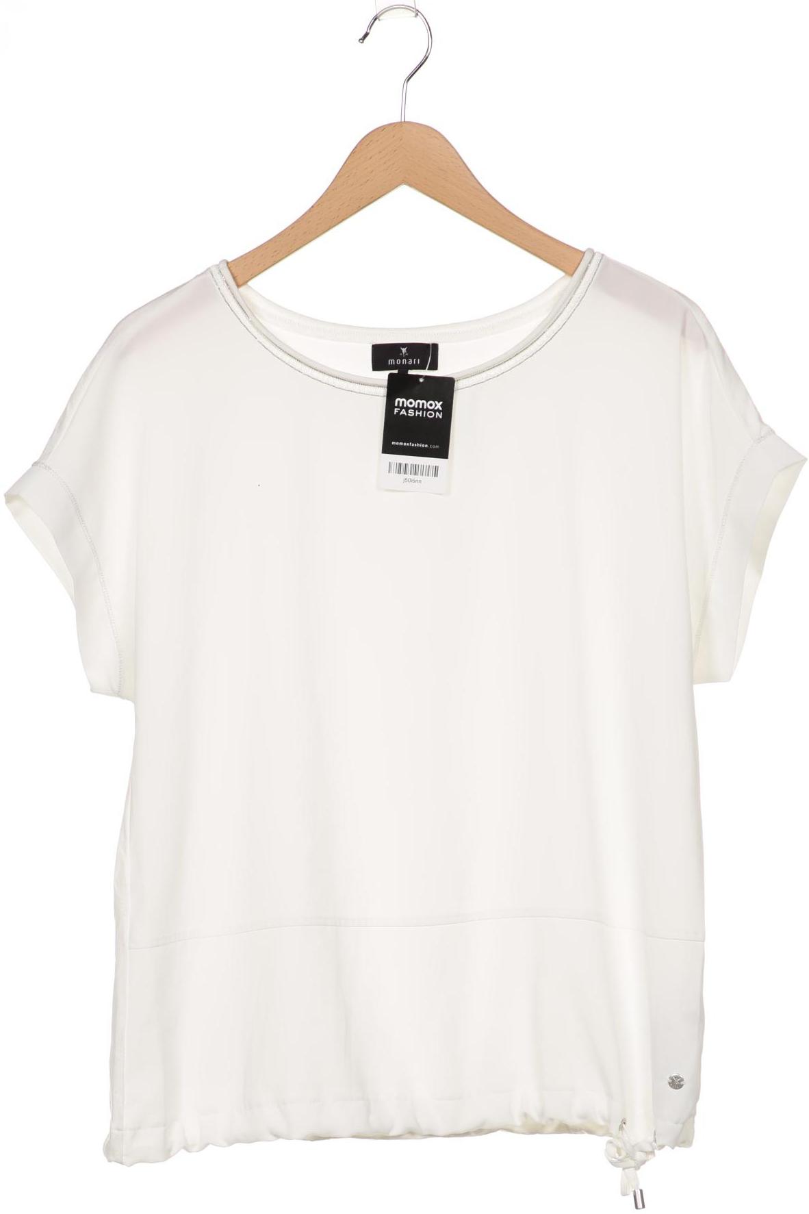 

monari Damen T-Shirt, weiß