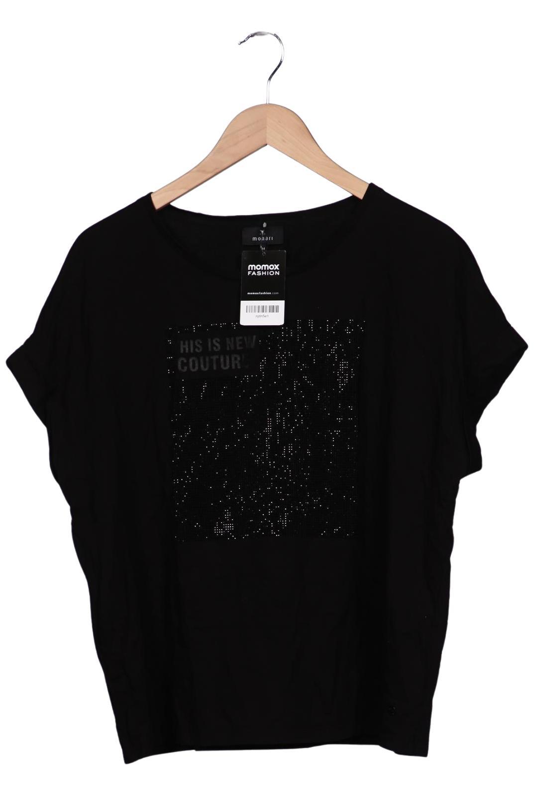 

monari Damen T-Shirt, schwarz, Gr. 44
