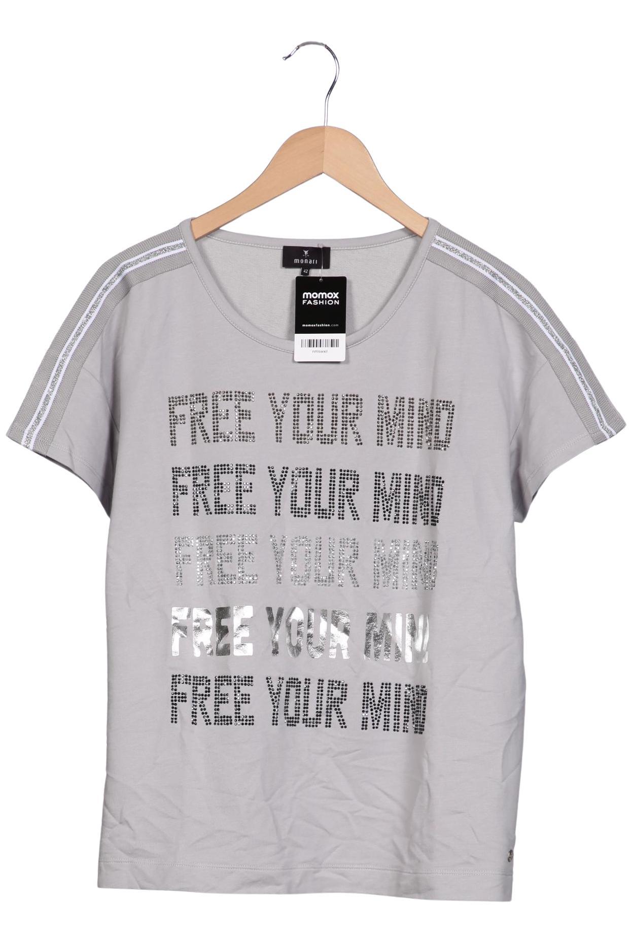 

monari Damen T-Shirt, grau, Gr. 42