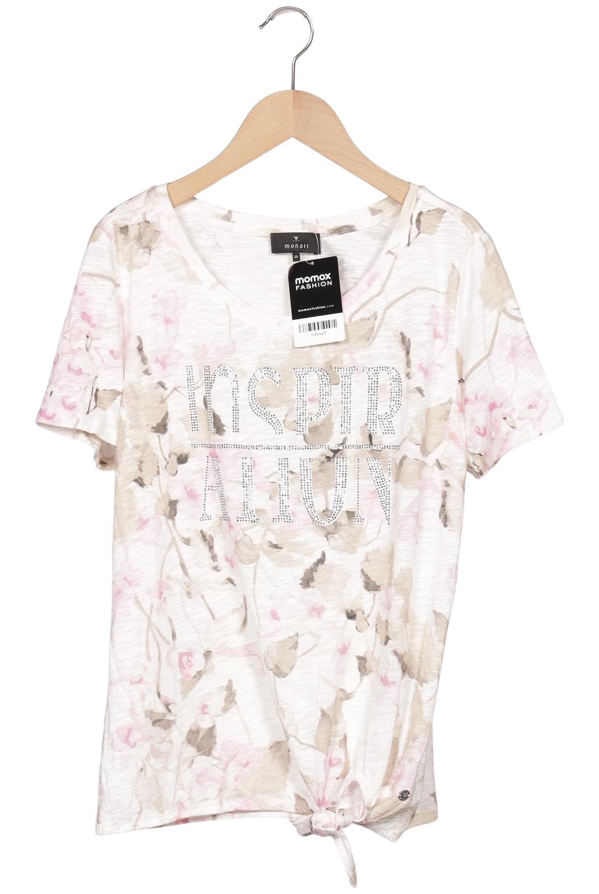 

monari Damen T-Shirt, weiß, Gr. 36