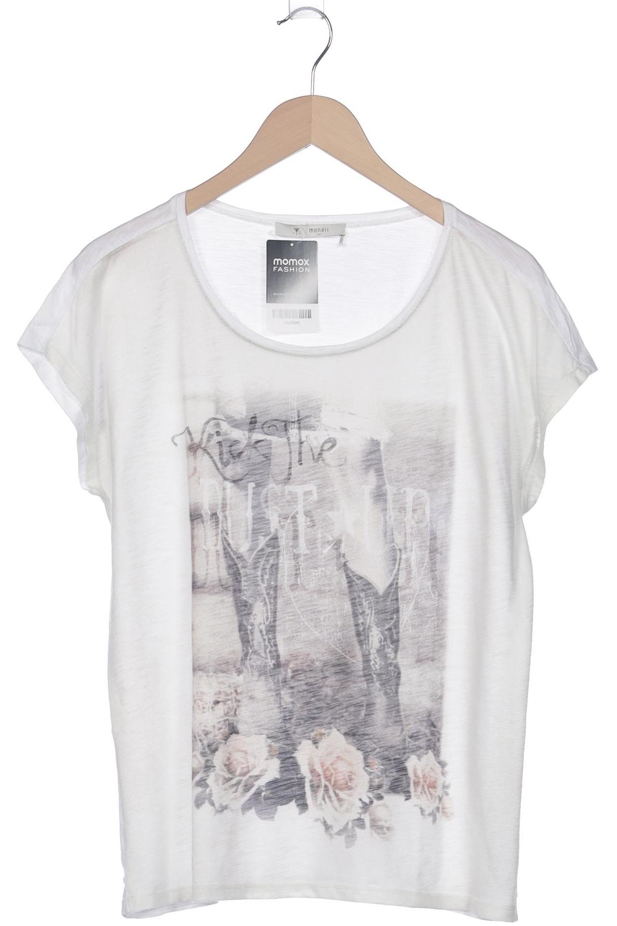 

monari Damen T-Shirt, weiß, Gr. 44