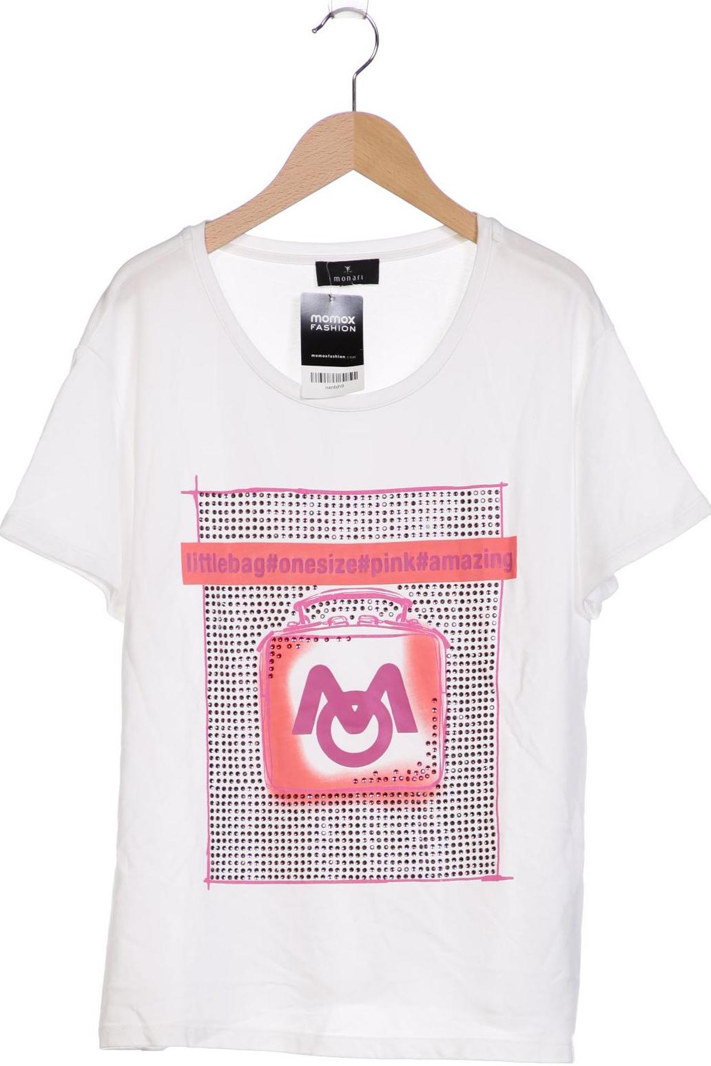 

monari Damen T-Shirt, weiß, Gr. 38