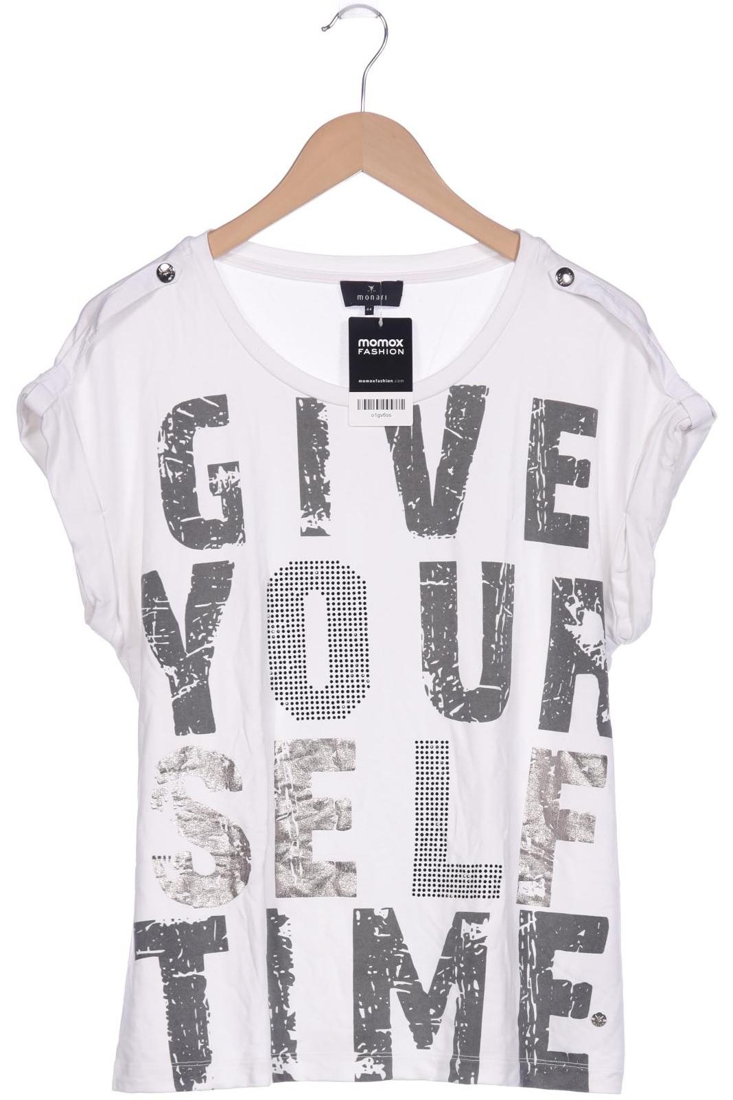 

monari Damen T-Shirt, weiß, Gr. 44