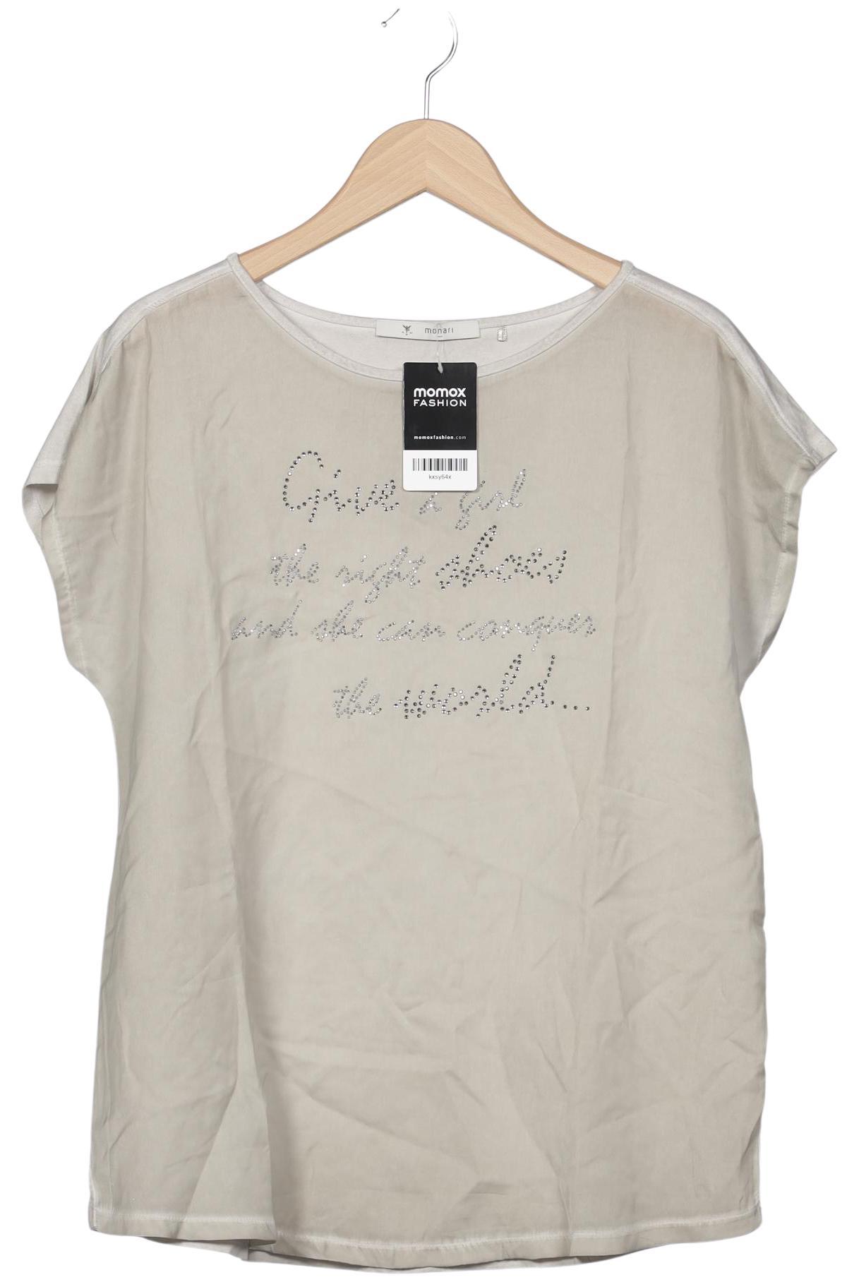 

monari Damen T-Shirt, beige, Gr. 44