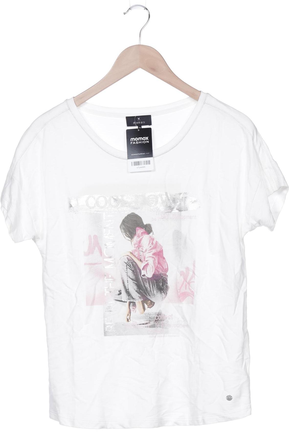 

monari Damen T-Shirt, weiß, Gr. 38