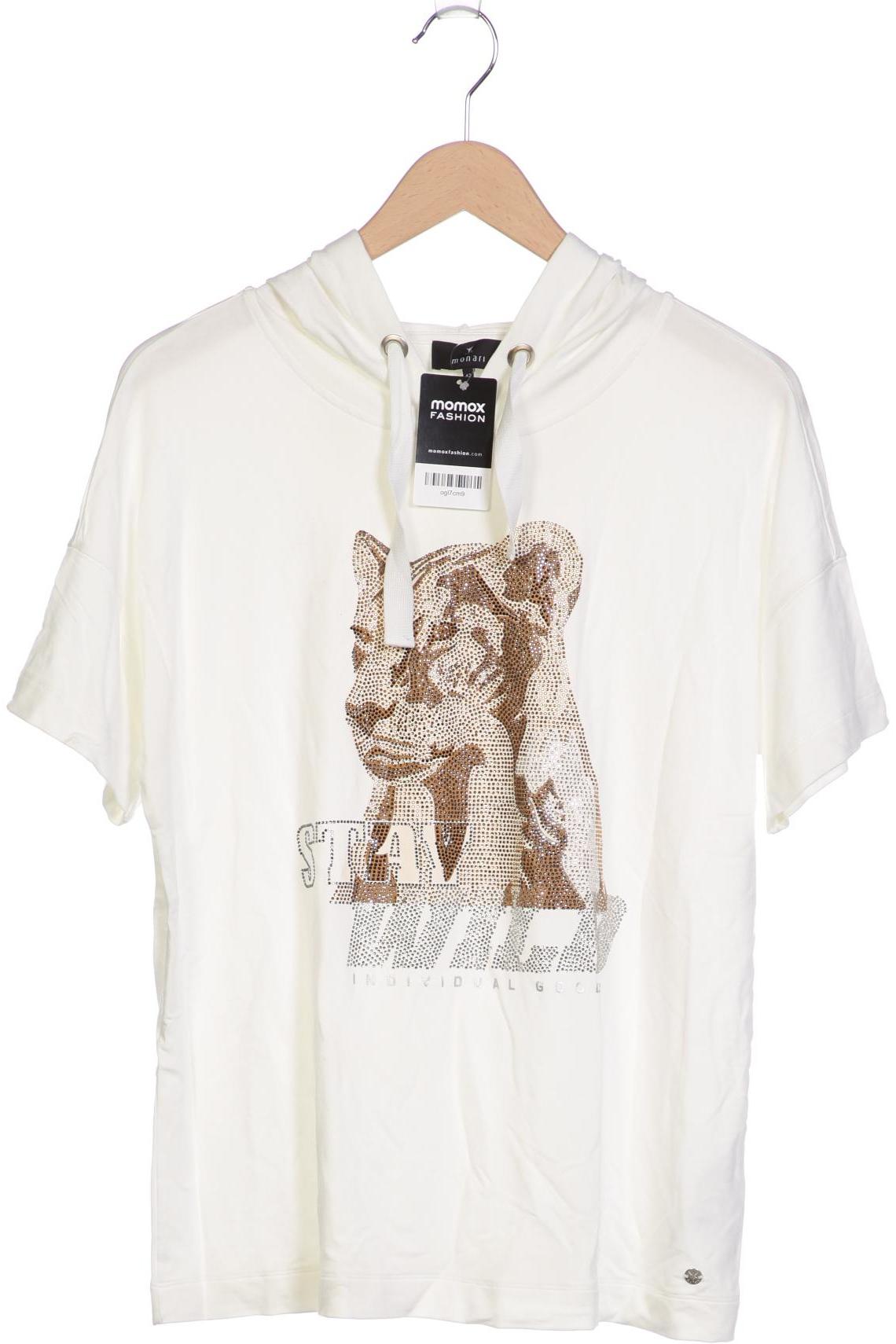 

monari Damen T-Shirt, weiß