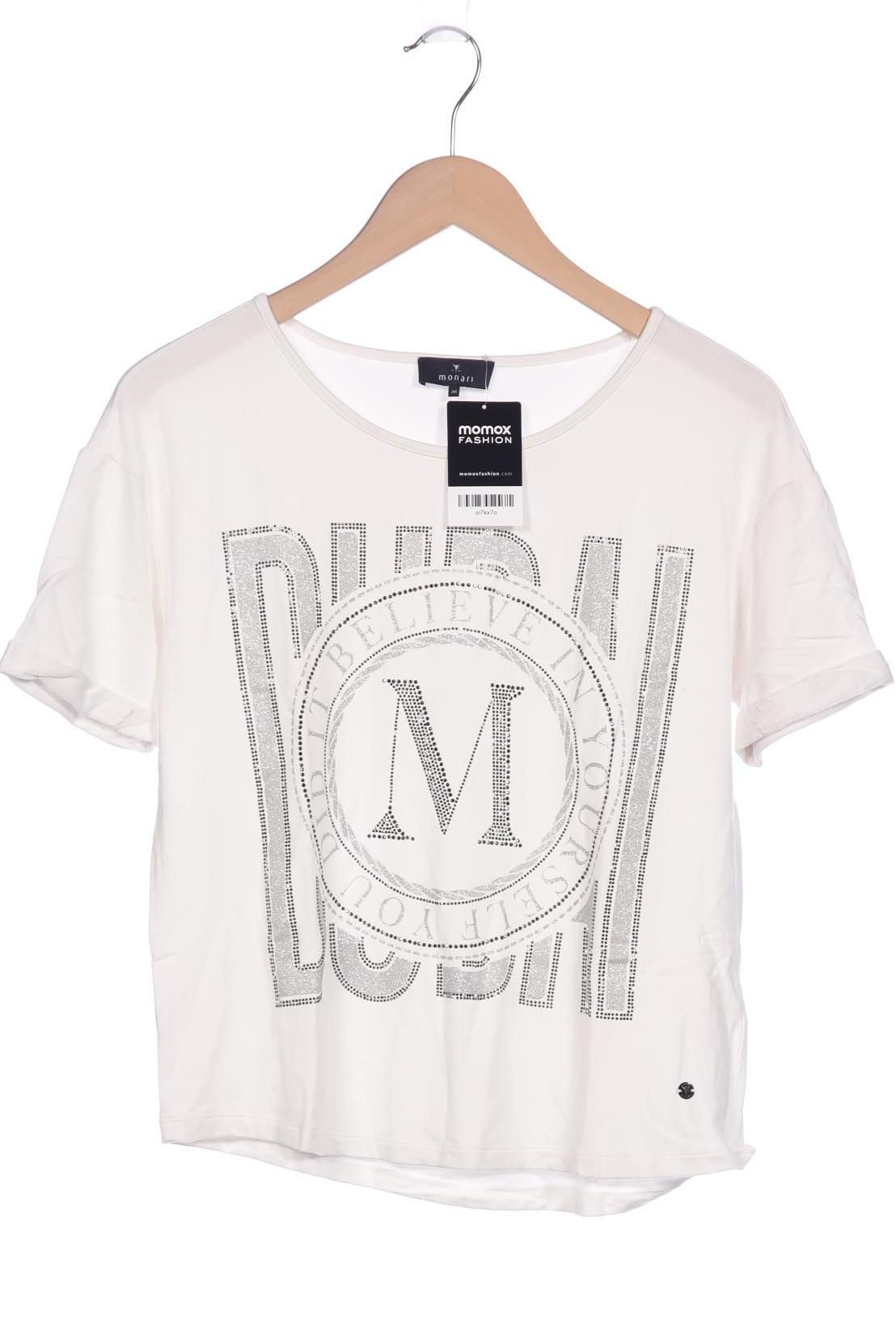 

monari Damen T-Shirt, weiß, Gr. 36
