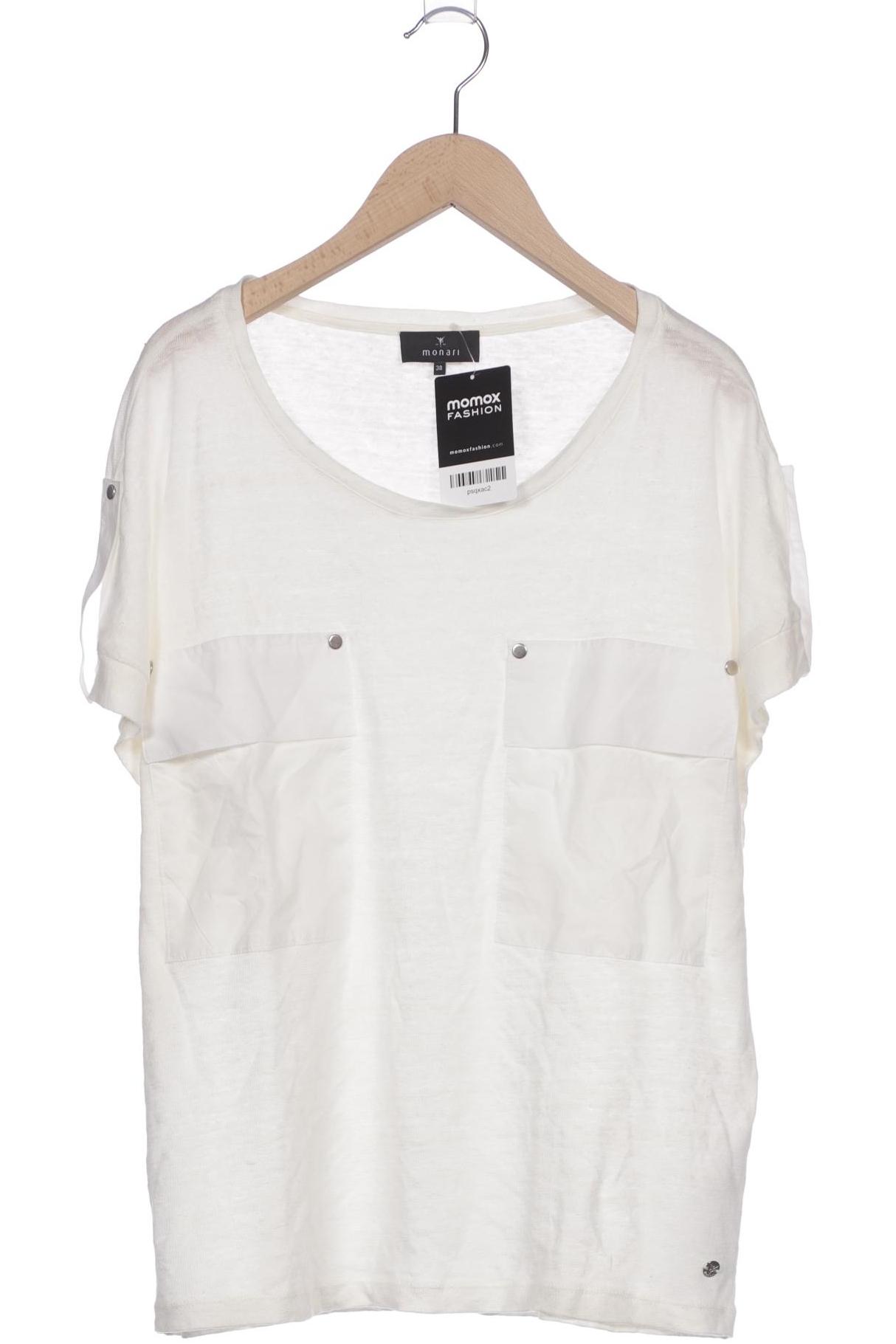 

monari Damen T-Shirt, weiß, Gr. 38