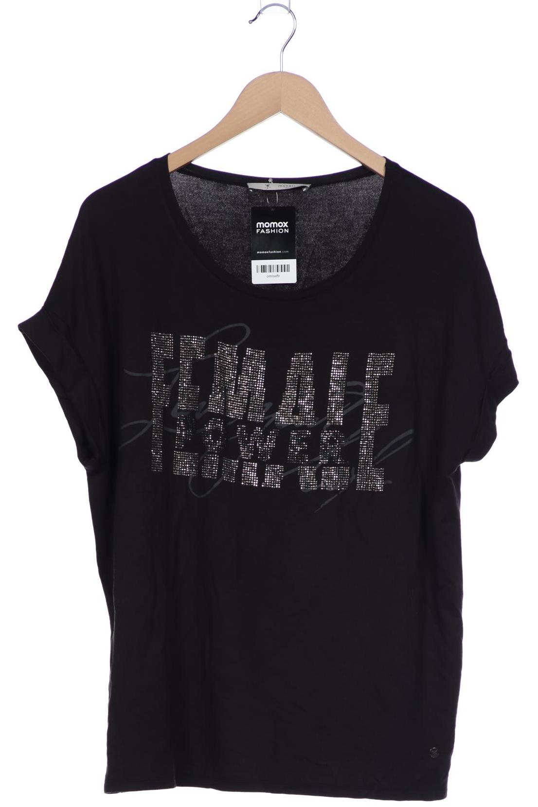 

monari Damen T-Shirt, schwarz, Gr. 42
