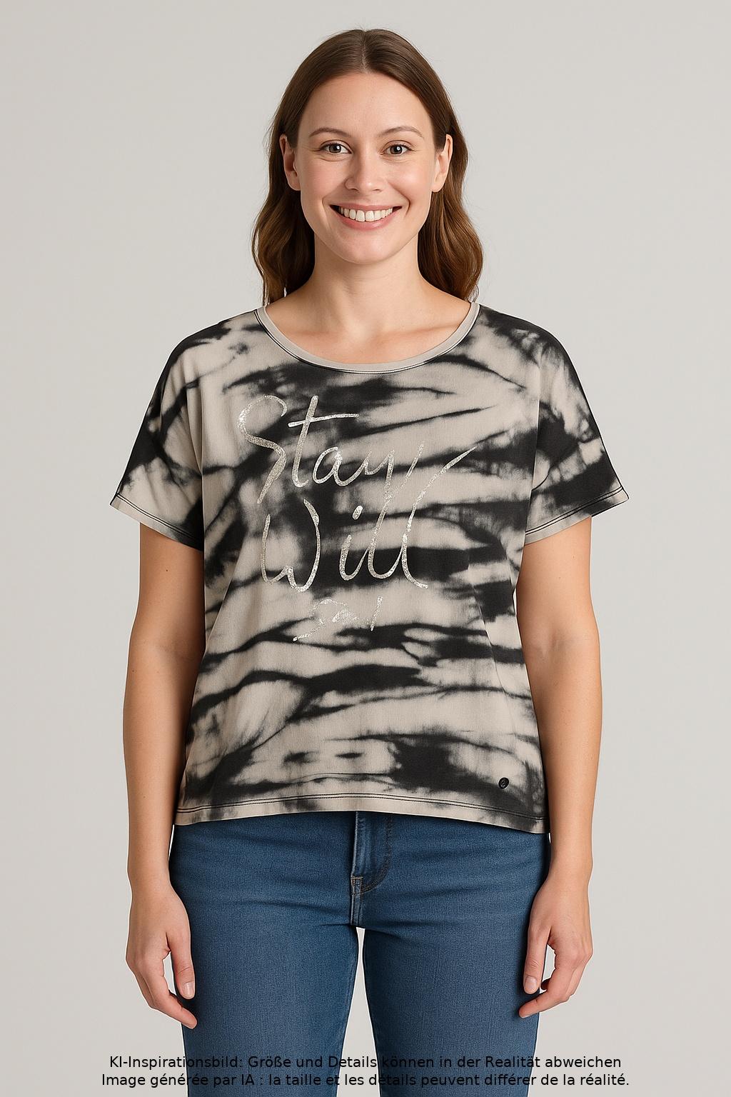 

monari Damen T-Shirt, mehrfarbig, Gr. 40