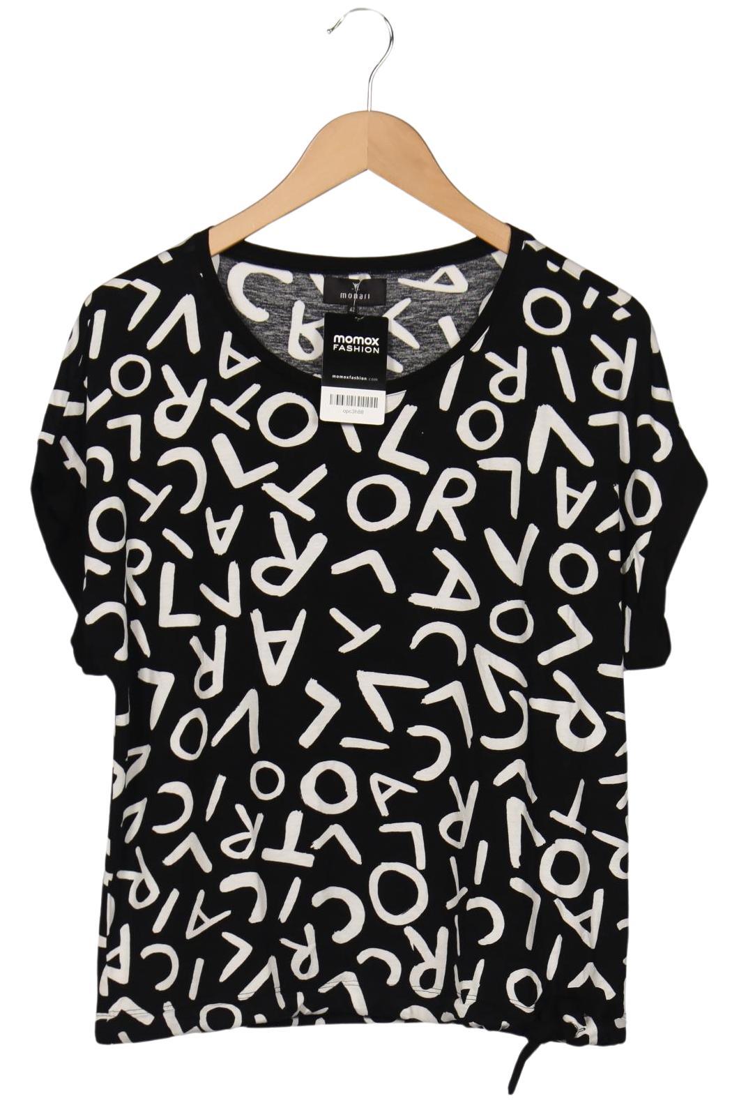 

monari Damen T-Shirt, schwarz, Gr. 42