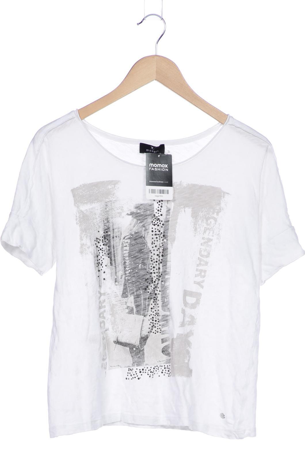 

monari Damen T-Shirt, weiß, Gr. 36