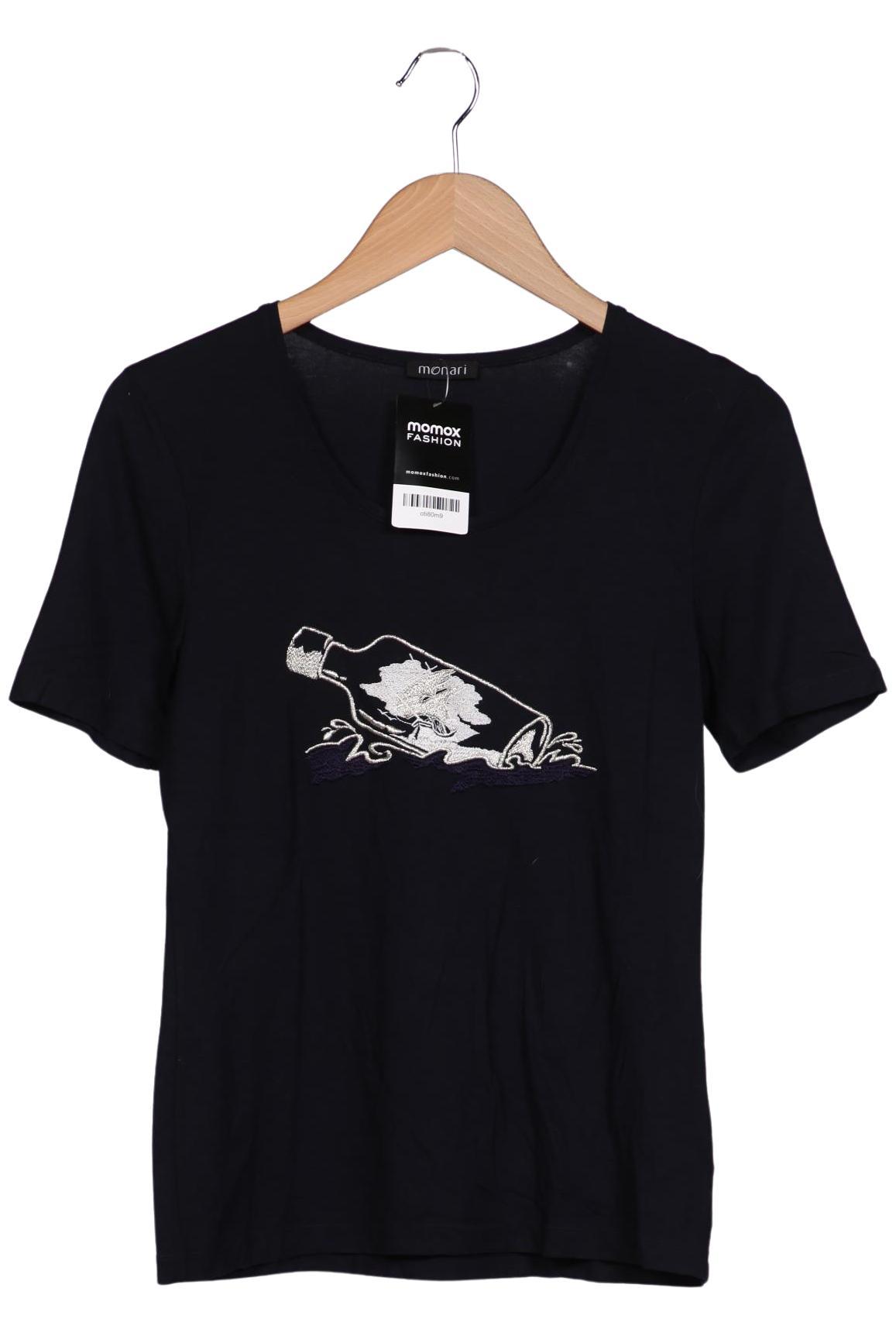 

monari Damen T-Shirt, marineblau, Gr. 38
