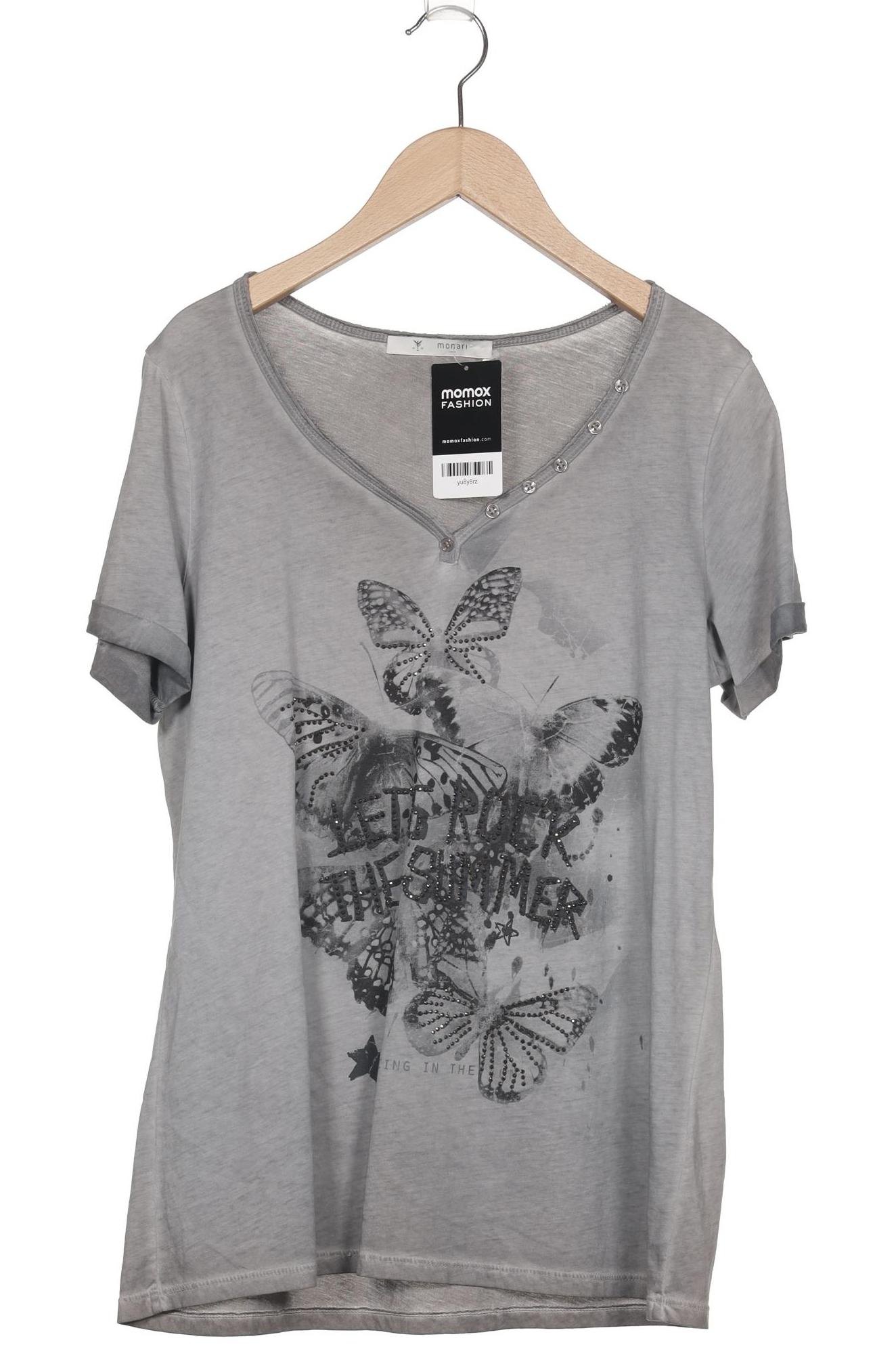 

monari Damen T-Shirt, grau, Gr. 38