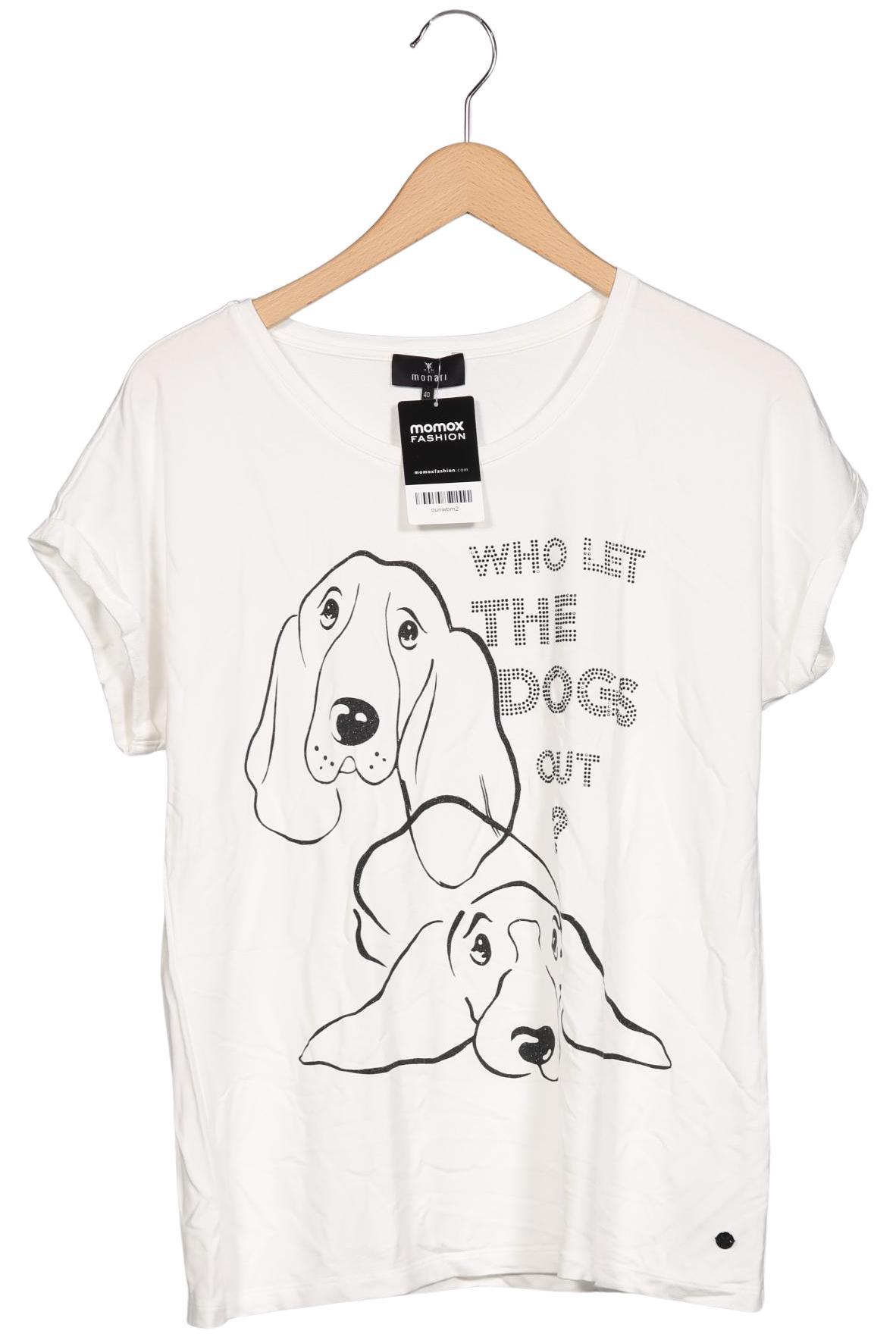 

monari Damen T-Shirt, weiß, Gr. 40