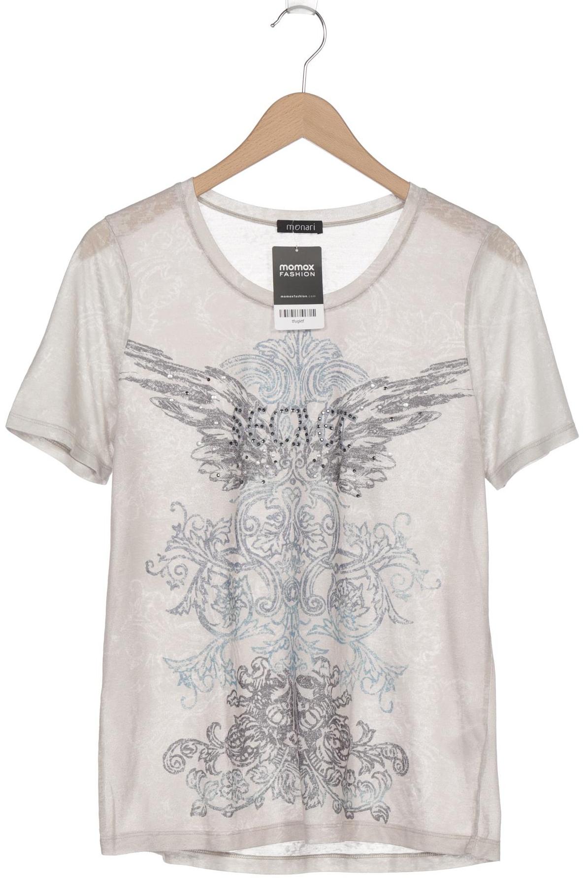 

monari Damen T-Shirt, beige, Gr. 44
