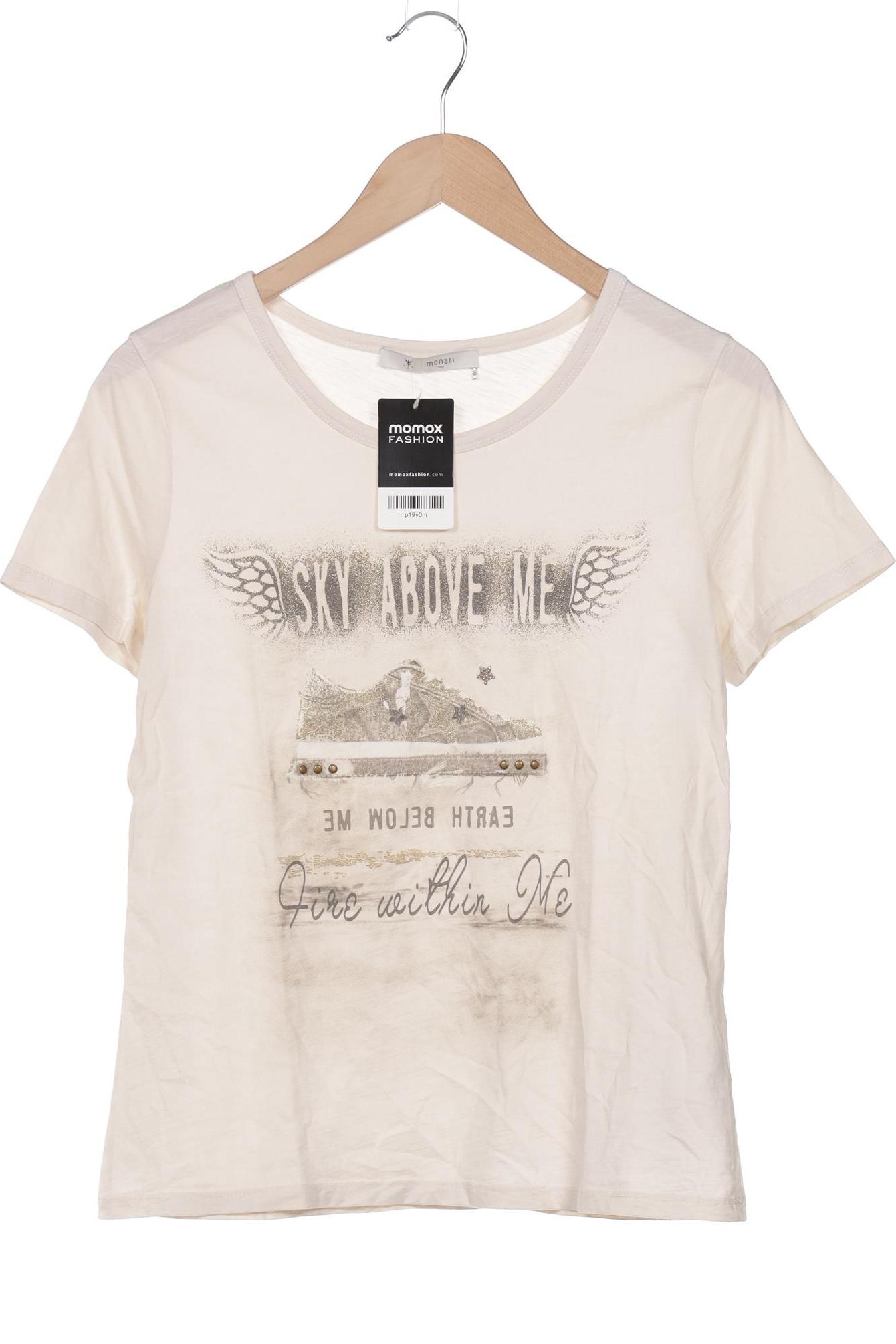 

monari Damen T-Shirt, beige, Gr. 40