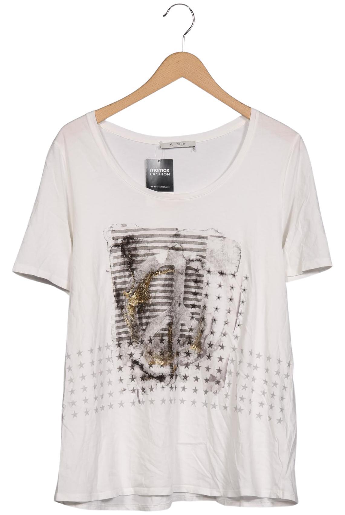 

monari Damen T-Shirt, weiß, Gr. 46