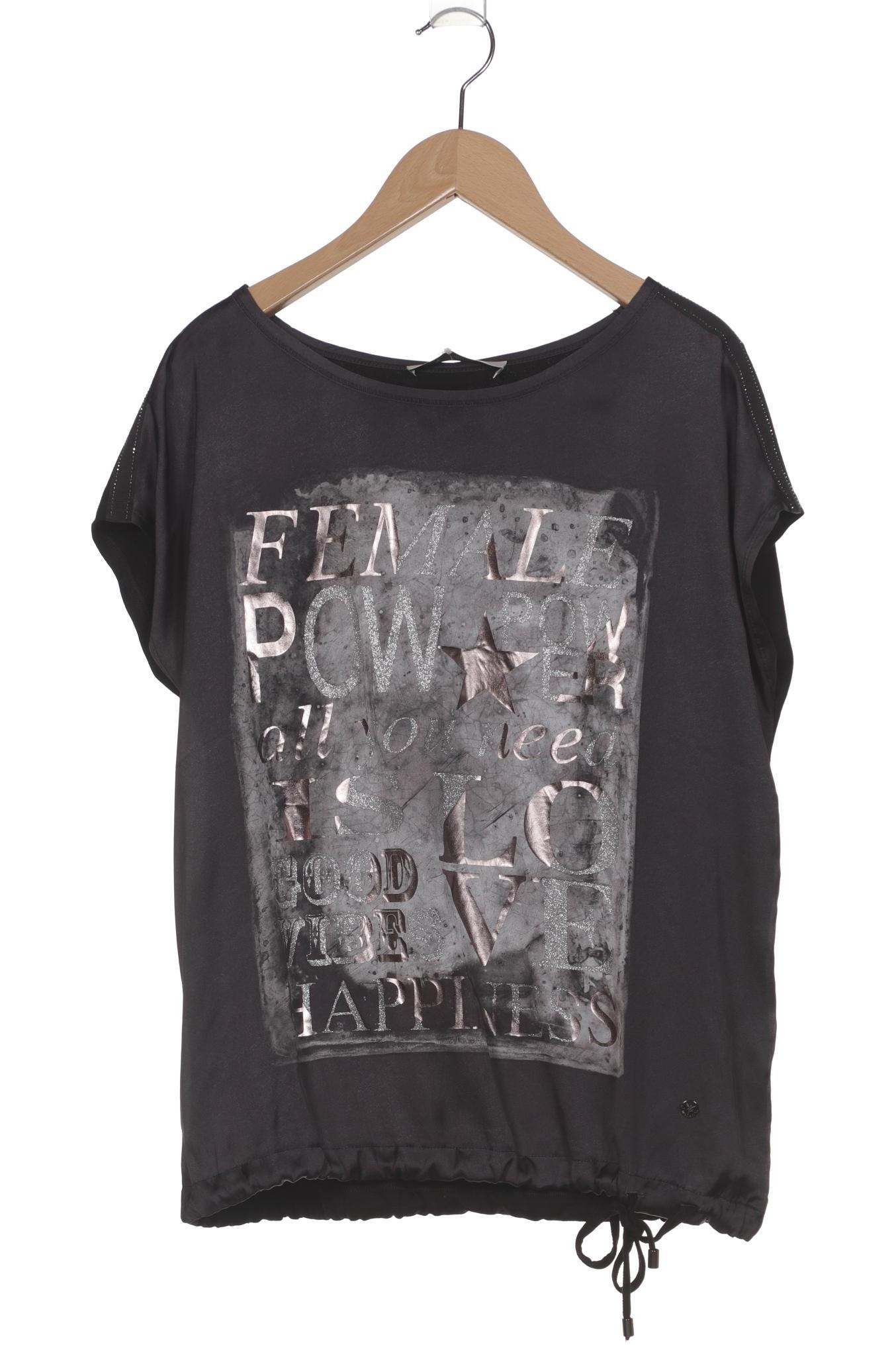 

monari Damen T-Shirt, schwarz, Gr. 38