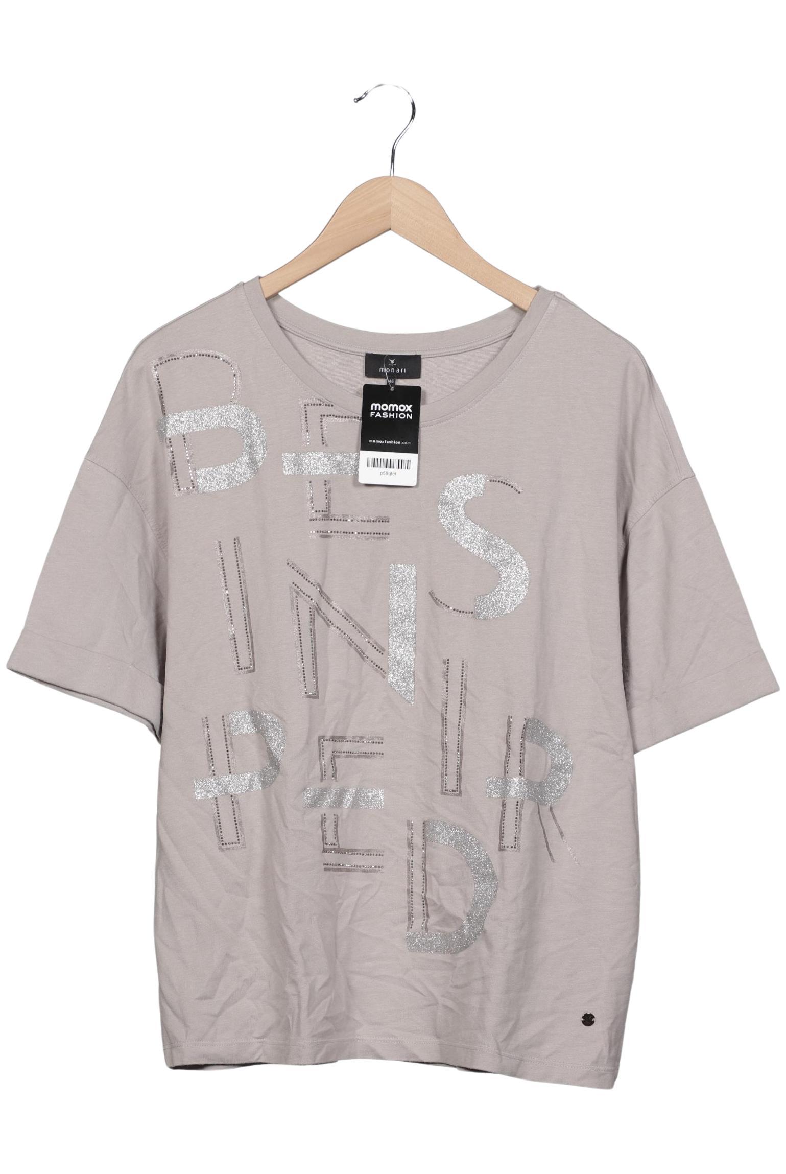 

monari Damen T-Shirt, grau, Gr. 46