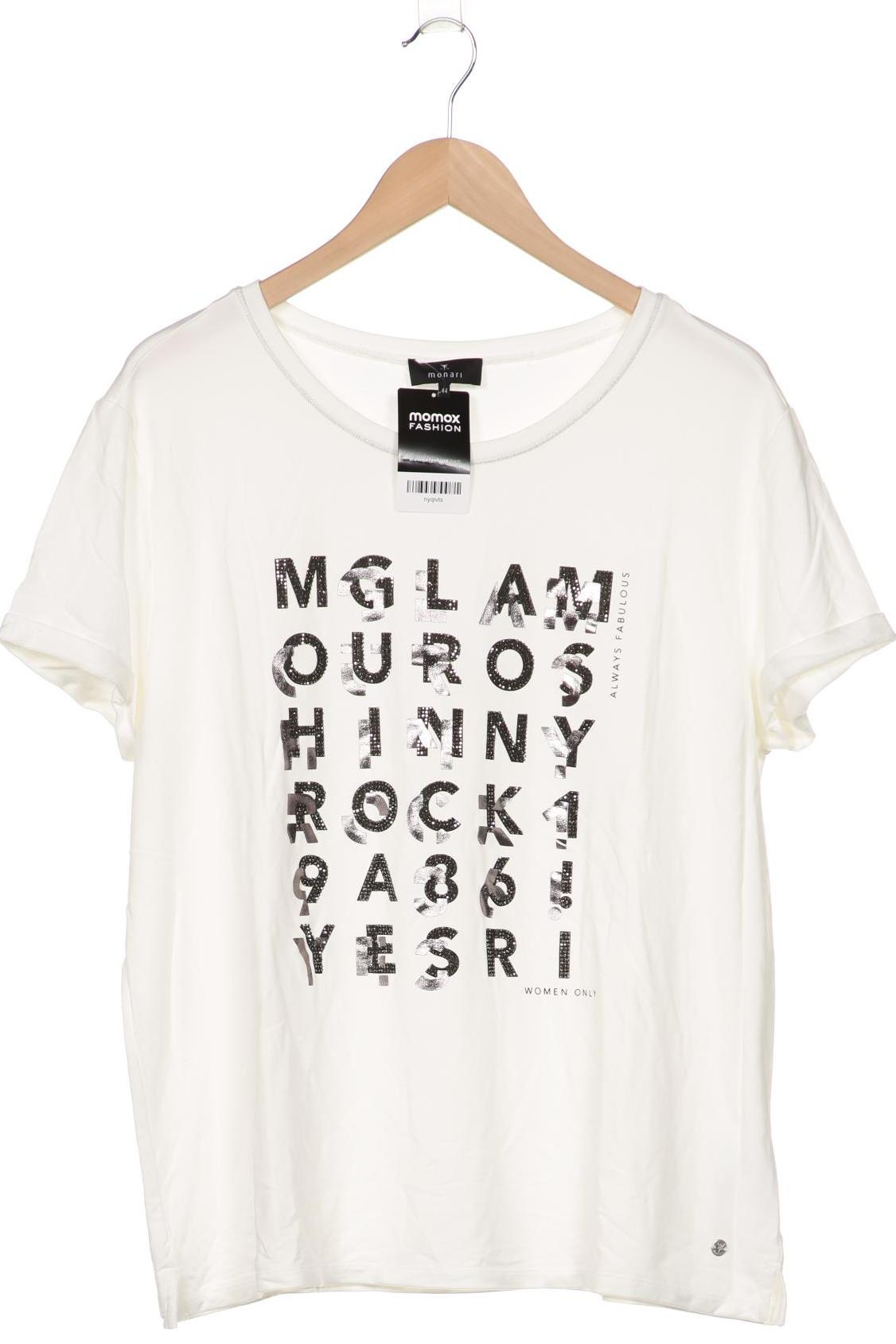

monari Damen T-Shirt, weiß, Gr. 44