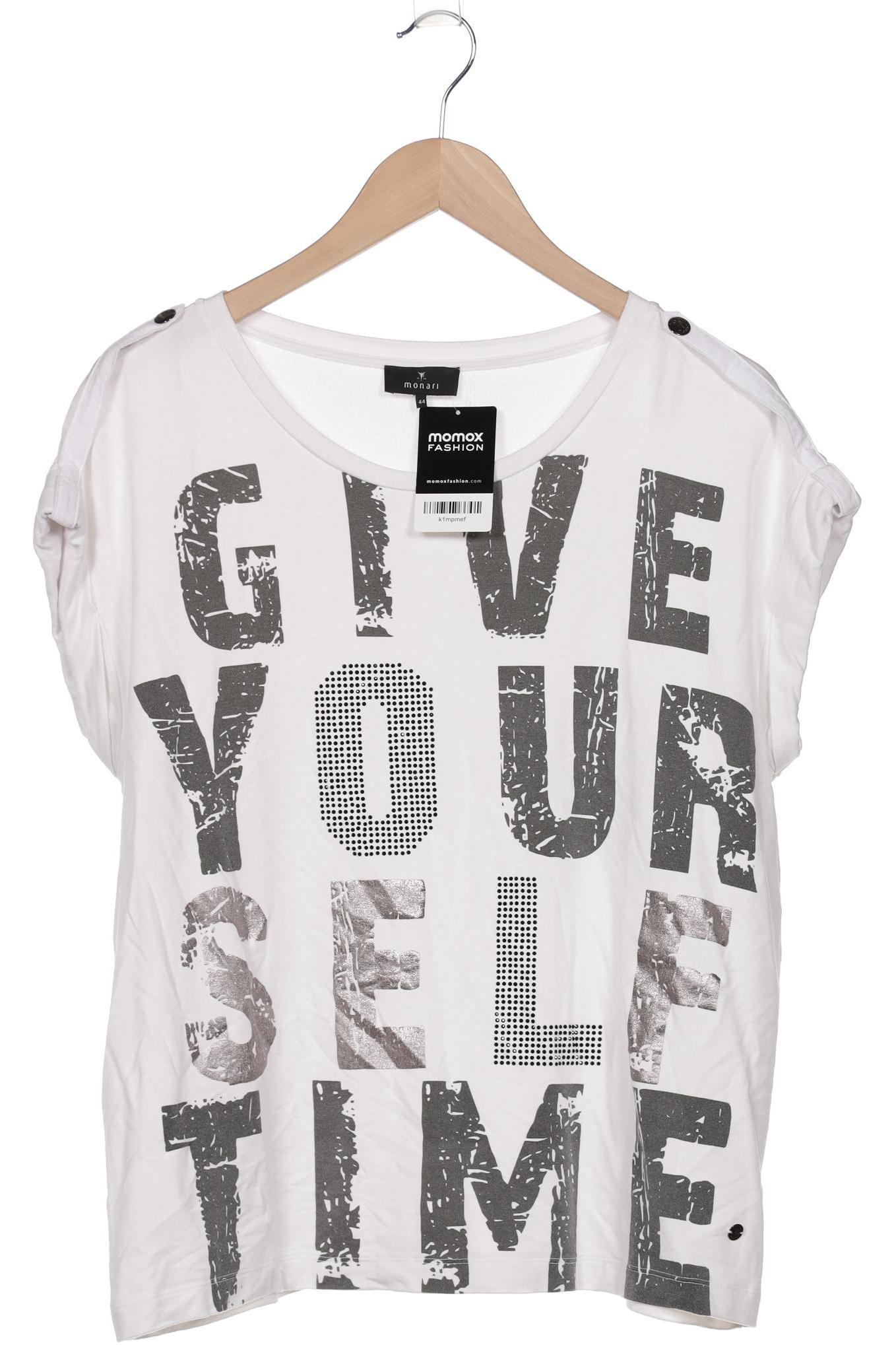 

monari Damen T-Shirt, weiß, Gr. 44