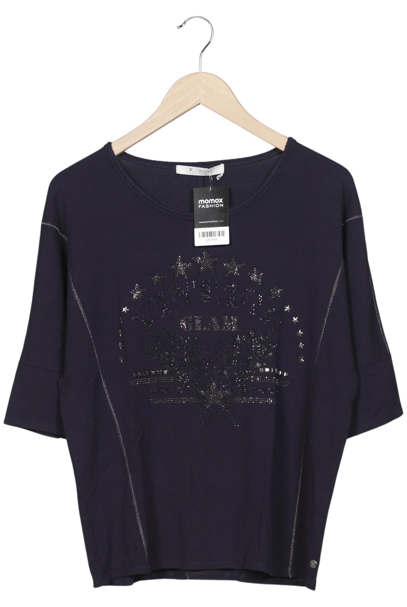 

monari Damen T-Shirt, marineblau, Gr. 38