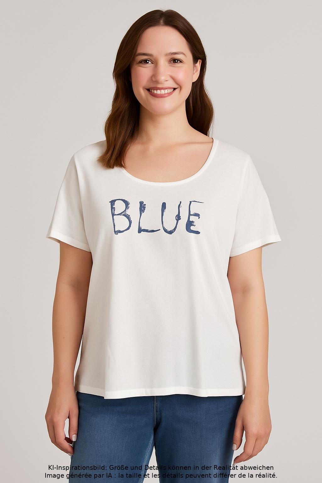 

monari Damen T-Shirt, weiß, Gr. 46