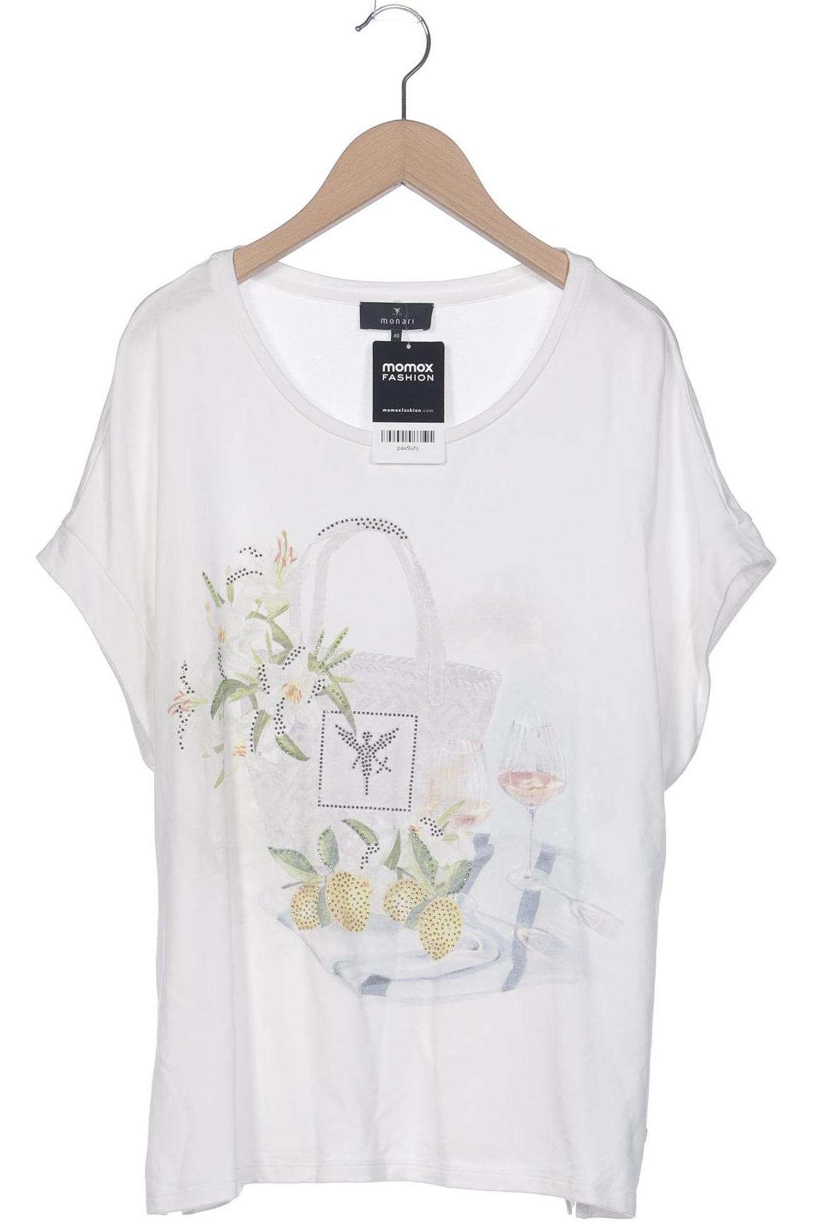 

monari Damen T-Shirt, weiß, Gr. 40