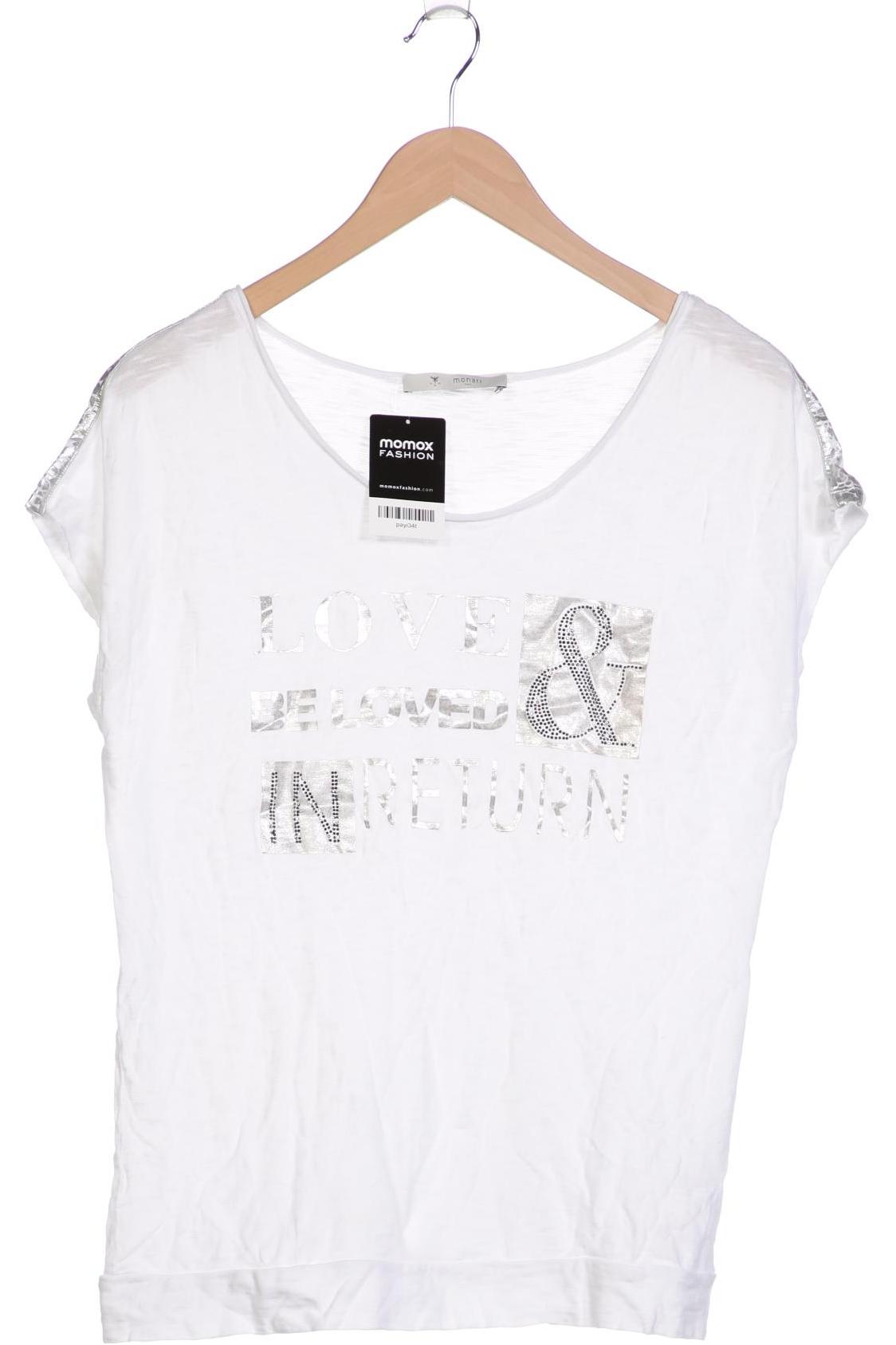 

monari Damen T-Shirt, weiß, Gr. 38