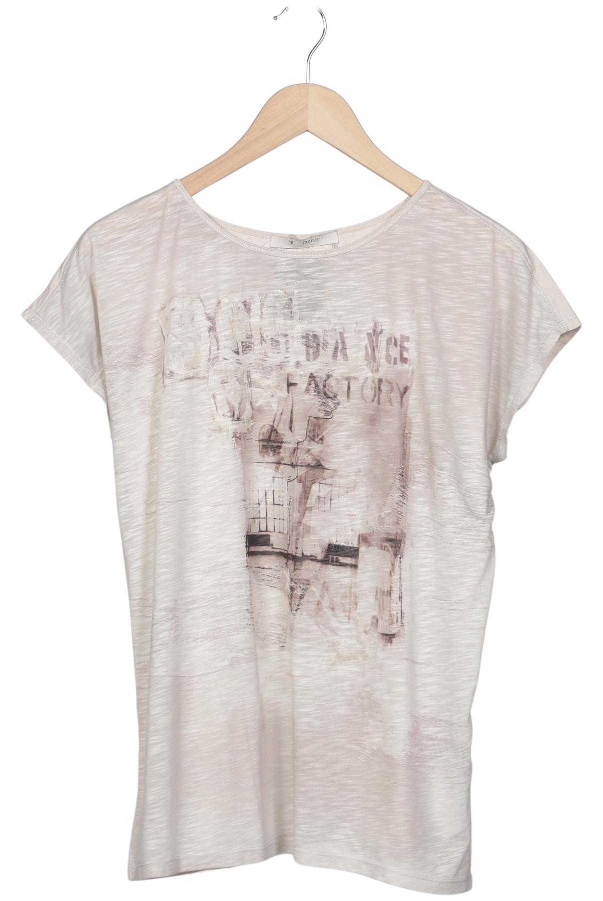 

monari Damen T-Shirt, beige, Gr. 40