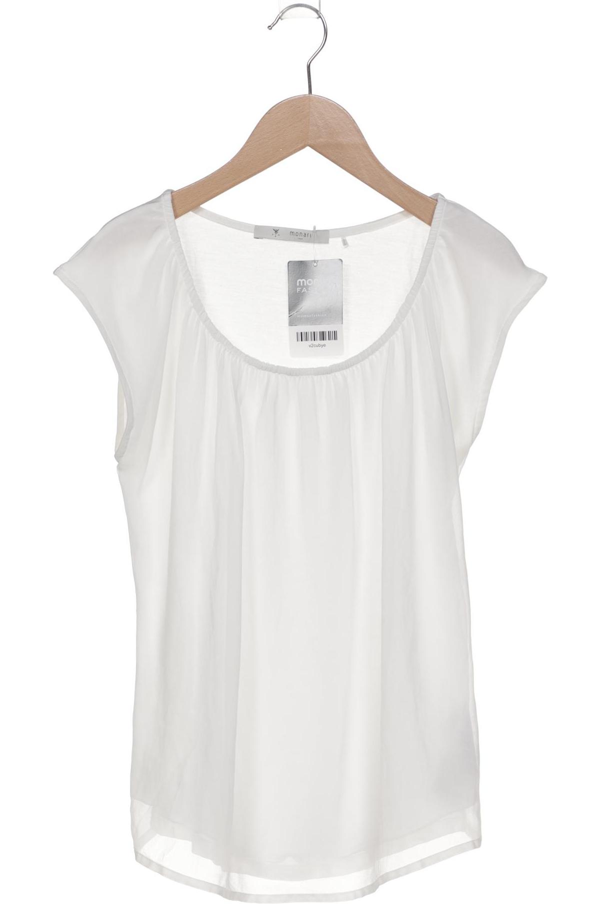 

monari Damen T-Shirt, weiß, Gr. 36