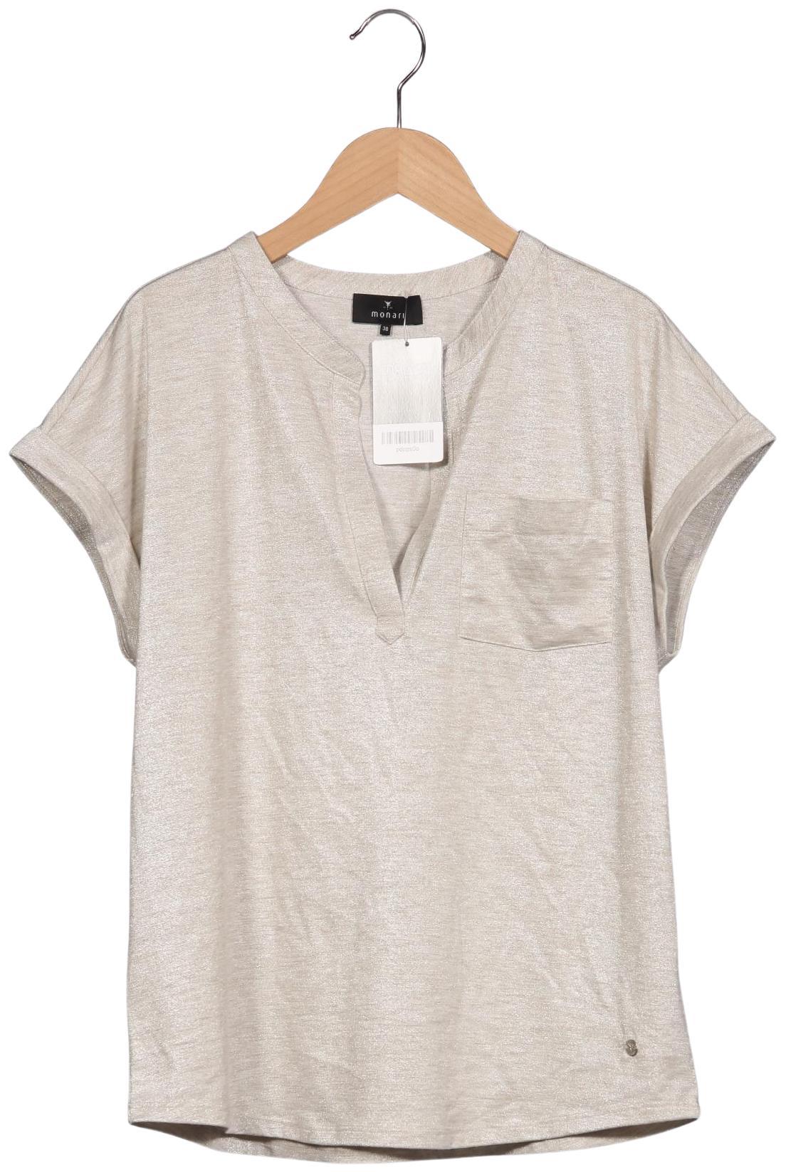 

monari Damen T-Shirt, beige, Gr. 38