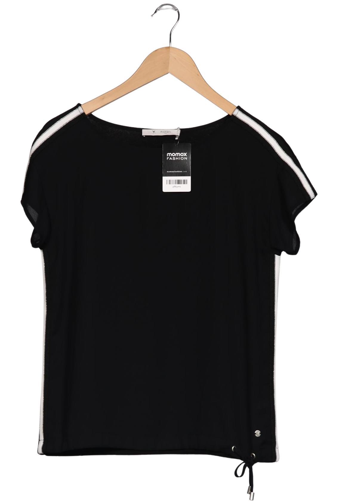 

monari Damen T-Shirt, schwarz, Gr. 36
